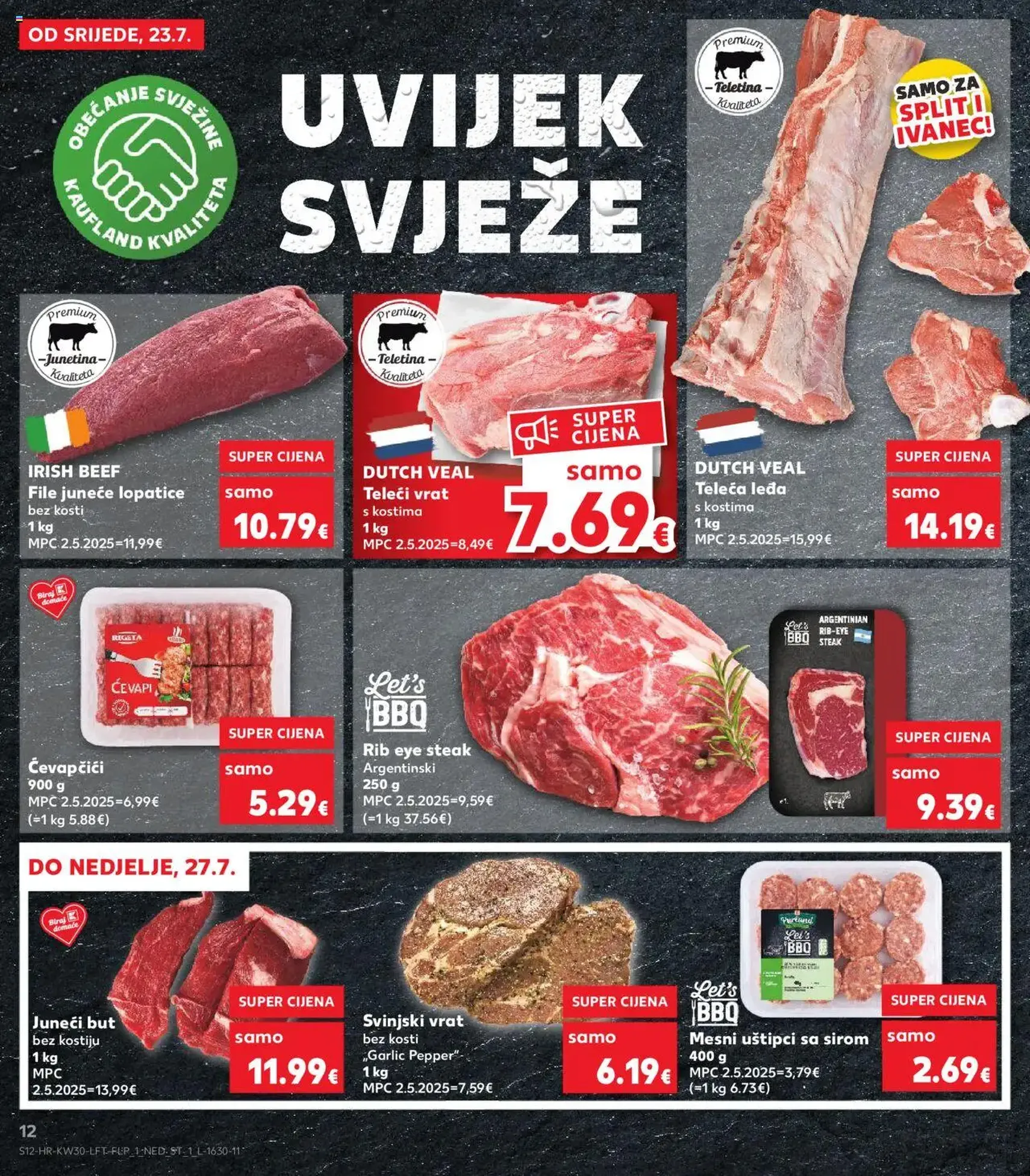 Kaufland HR - Split-Ravne njive - 2025.07.23. érvényes szórólap 12 oldal 32 oldalból