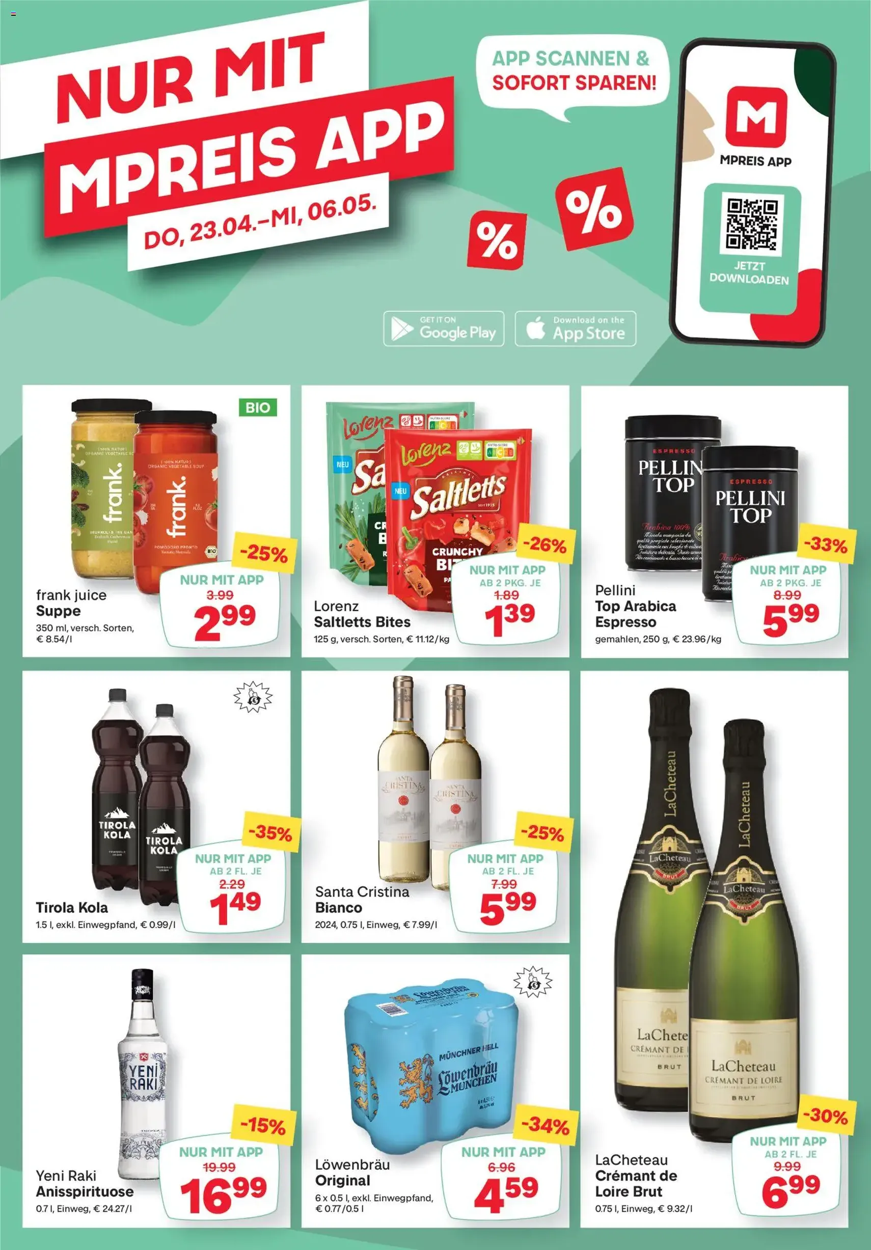 MPREIS Flugblatt - Gültiger Prospekt ab 23.04.2026, Seite 14 von insgesamt 17