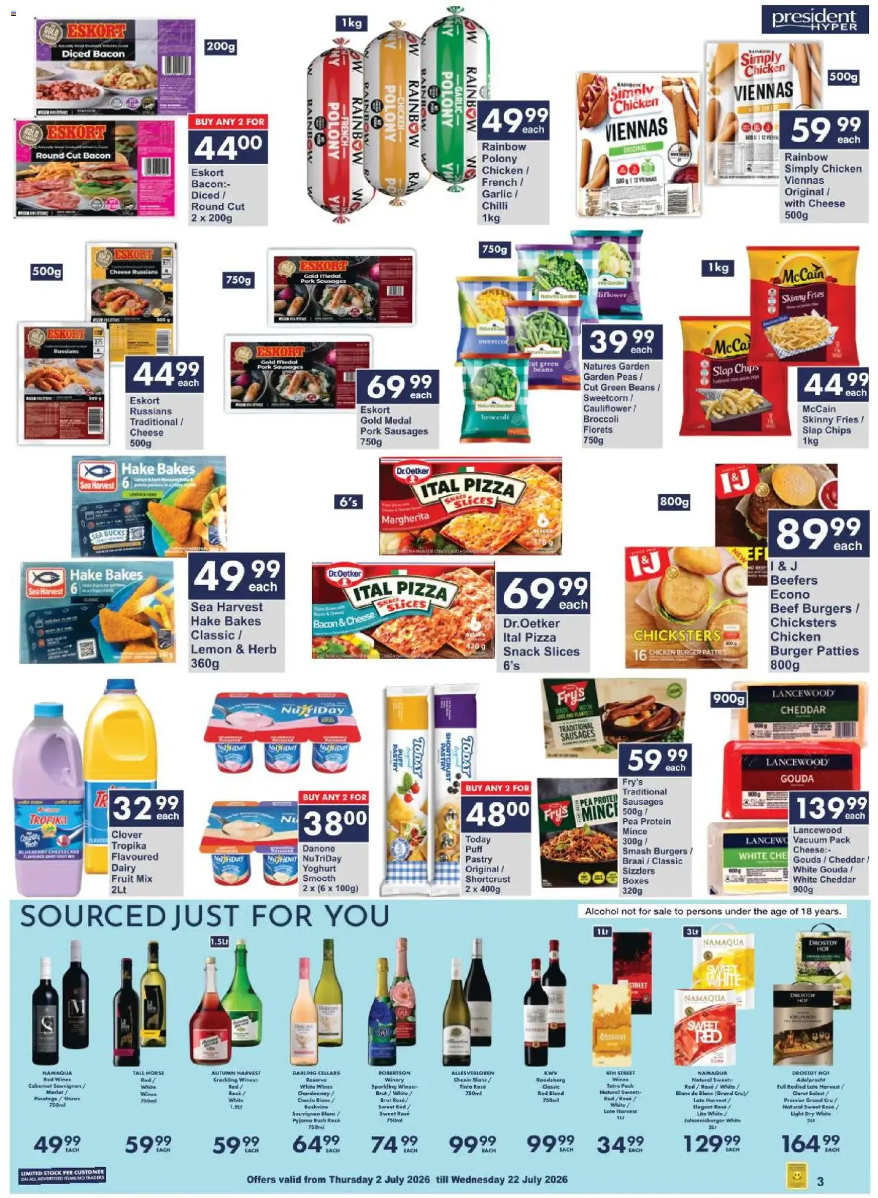 President Hyper Specials - valid flyer from 02/07/2026, page 2 of 9