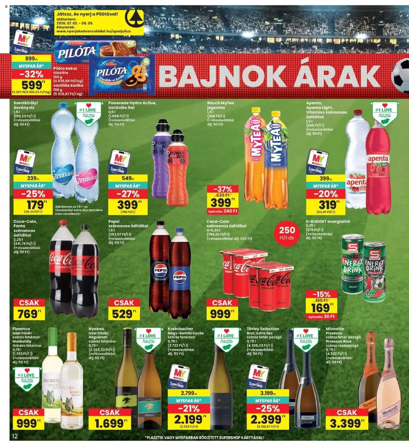 Interspar akciós újság - 2026.07.09. érvényes szórólap 12 oldal 20 oldalból
