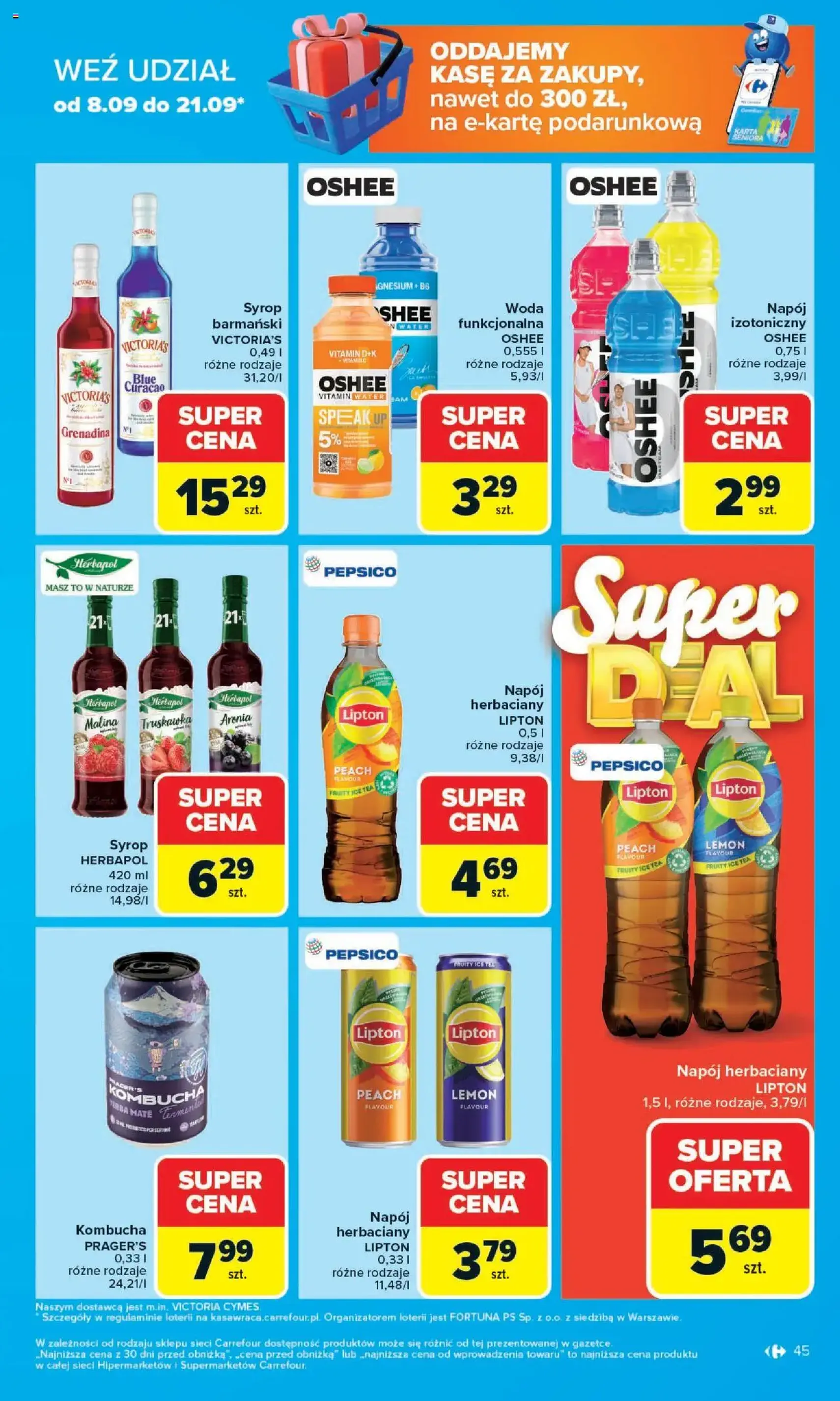 Carrefour Gazetka - ważny gazetka od 08.09.2025 strona 45 z 62 Carrefour Gazetka - ważny gazetka od 08.09.2025 strona 45 z 62