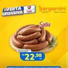 Supermercado Bergamini - Ofertas Sadia e Perdigão - pré-visualização do folheto, válido a partir de 03/01/2026