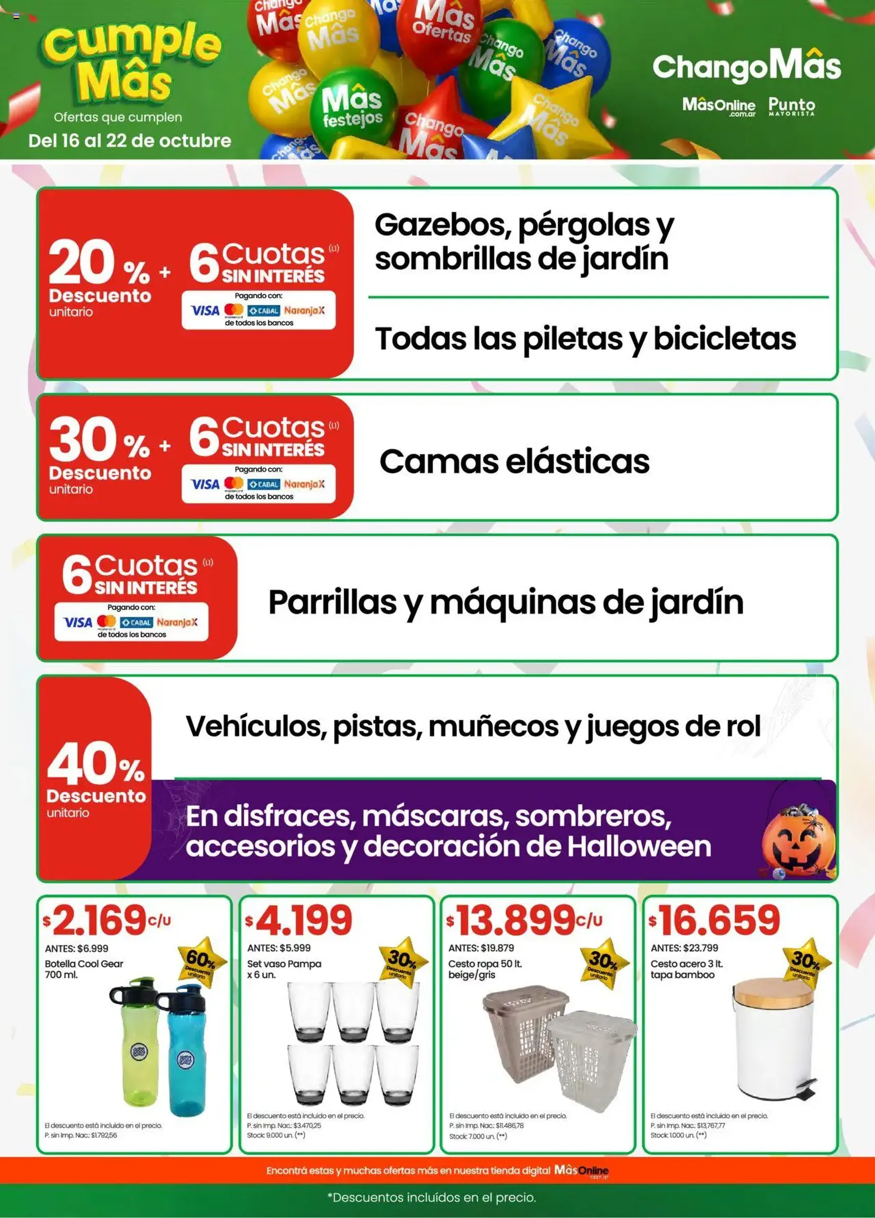 Changomas ofertas - folleto válido desde 16/10/2025 página 11 de 17 Changomas ofertas - folleto válido desde 16/10/2025 página 11 de 17