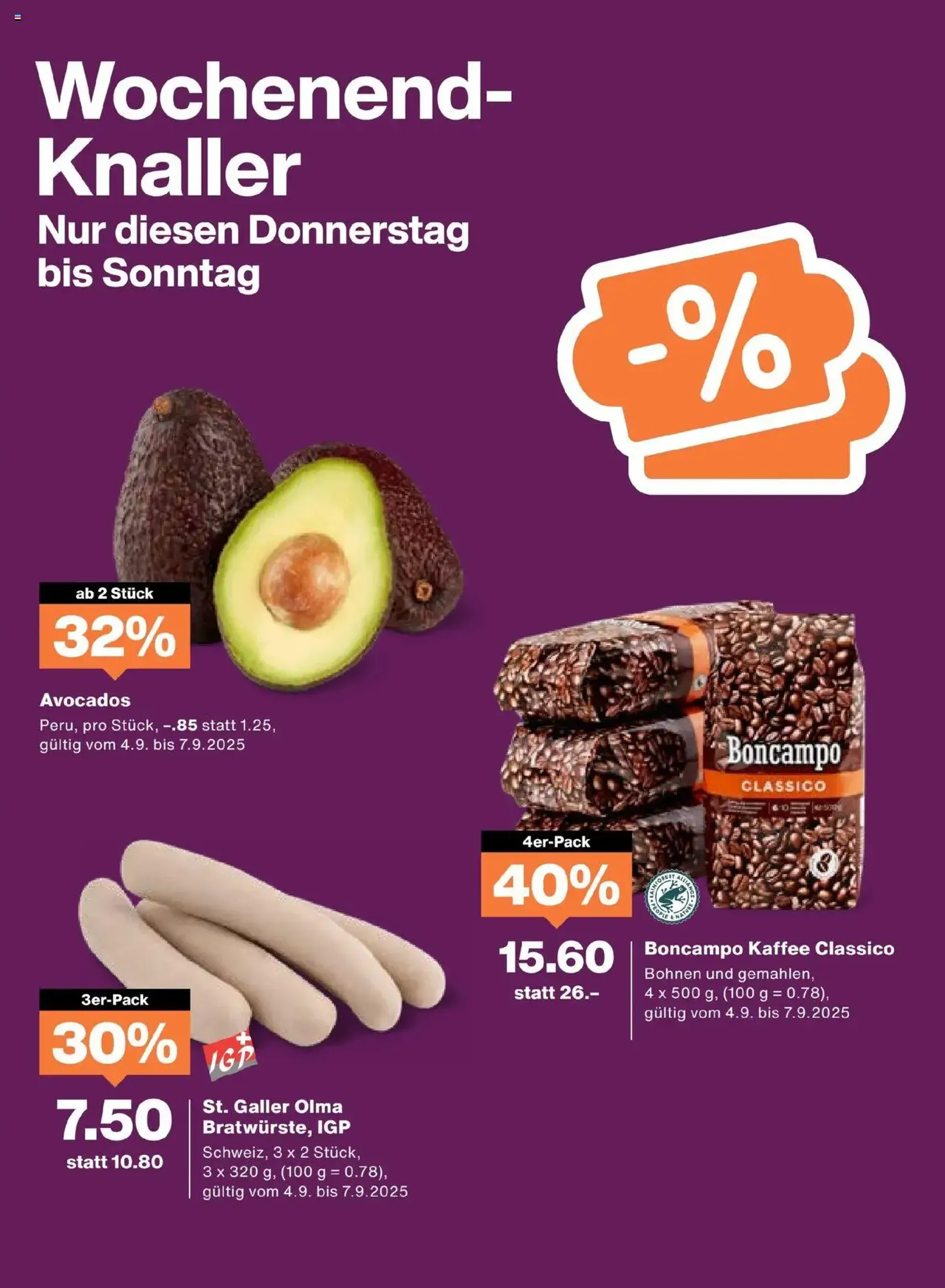 Migros Aktionen - Gültiger Prospekt ab 02.09.2025, Seite 20 von insgesamt 20 Migros Aktionen - Gültiger Prospekt ab 02.09.2025, Seite 20 von insgesamt 20