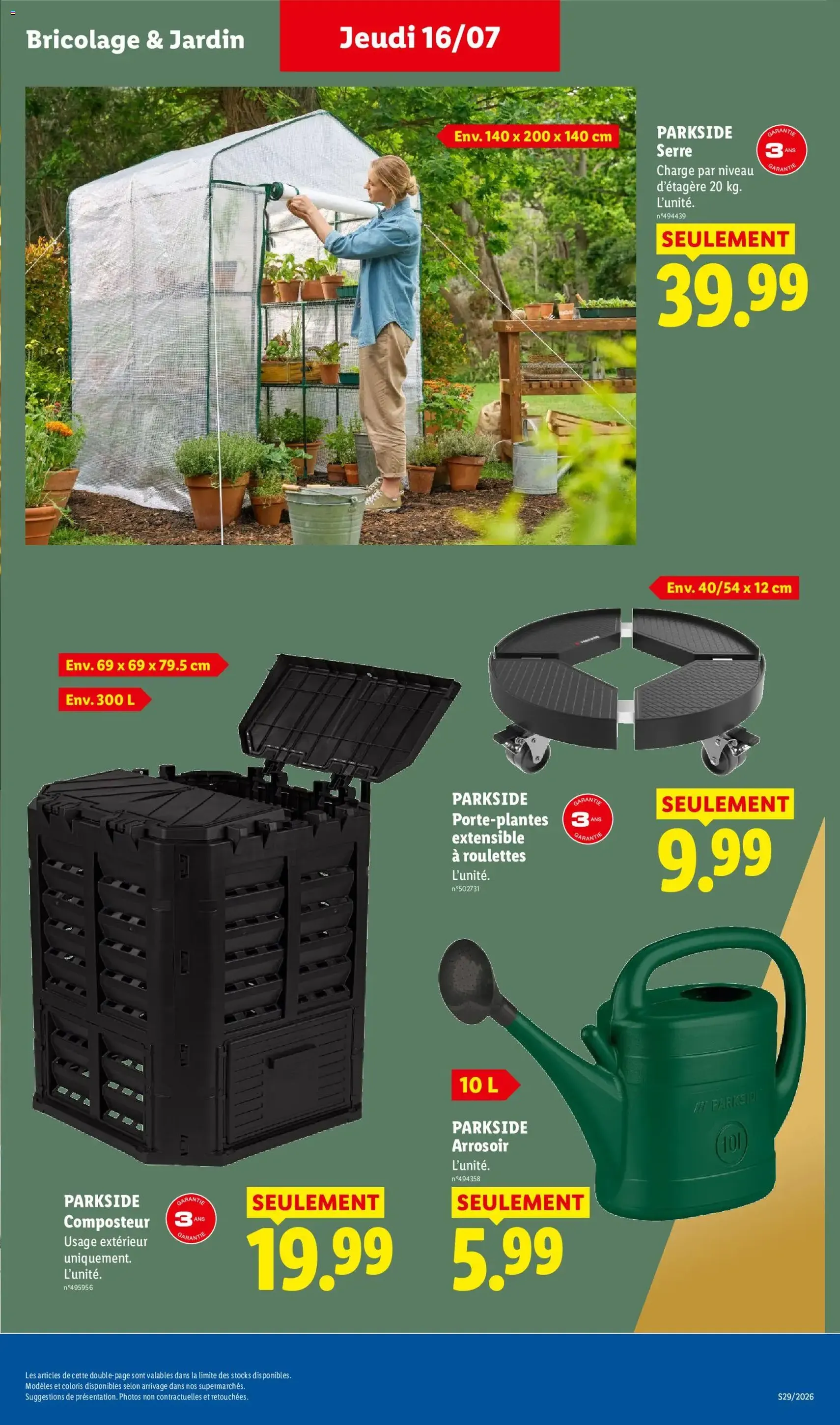 LIDL catalogue - brochure valable à partir du 16/07/2026, page 33 sur 61