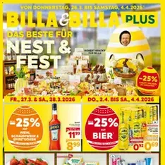 Billa - Flugblatt - Prospekt Vorschau gültig ab 26.03.2026