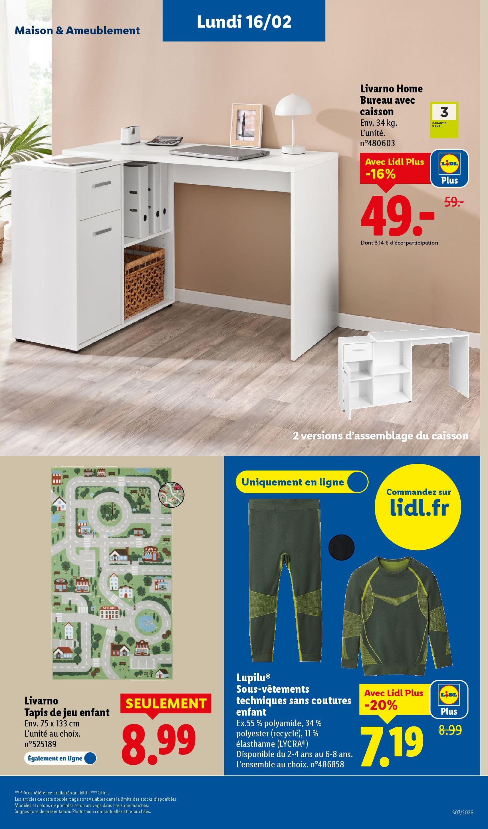 LIDL catalogue semaine 7 - brochure valable à partir du 12/02/2026, page 73 sur 79