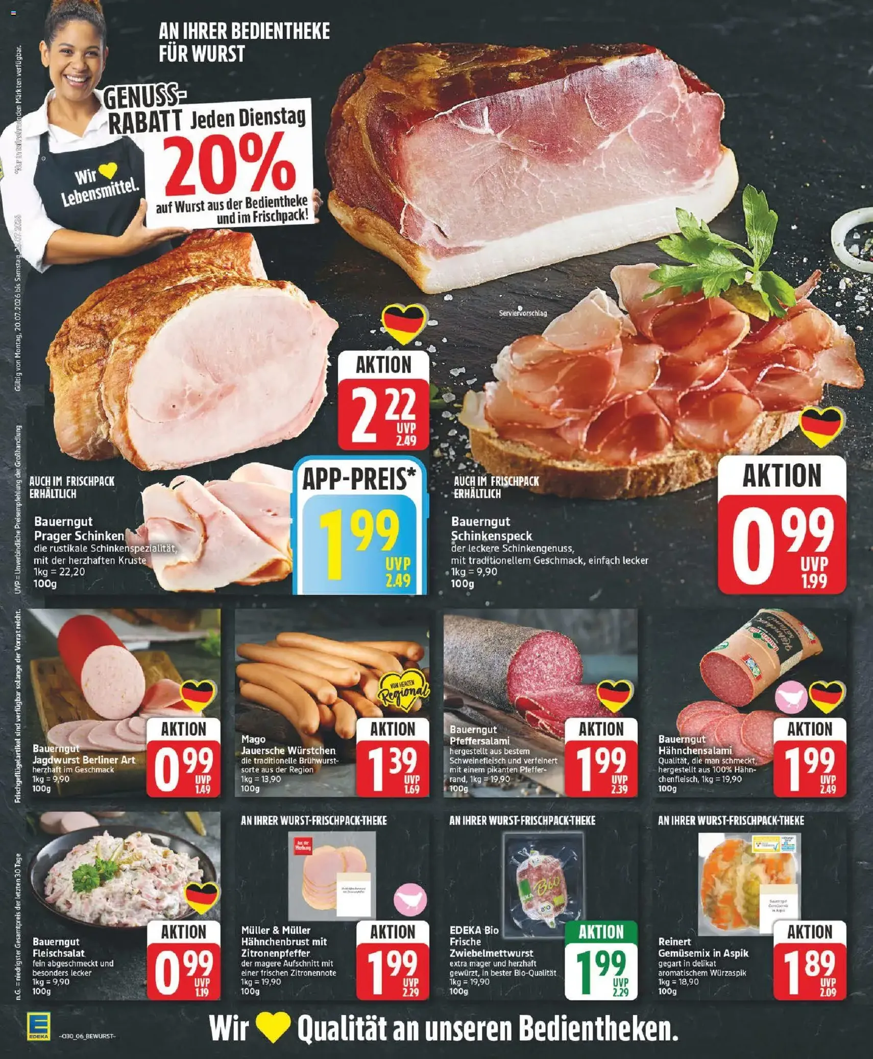 Edeka Prospekt - Gültiger Prospekt ab 20.07.2026, Seite 6 von insgesamt 28