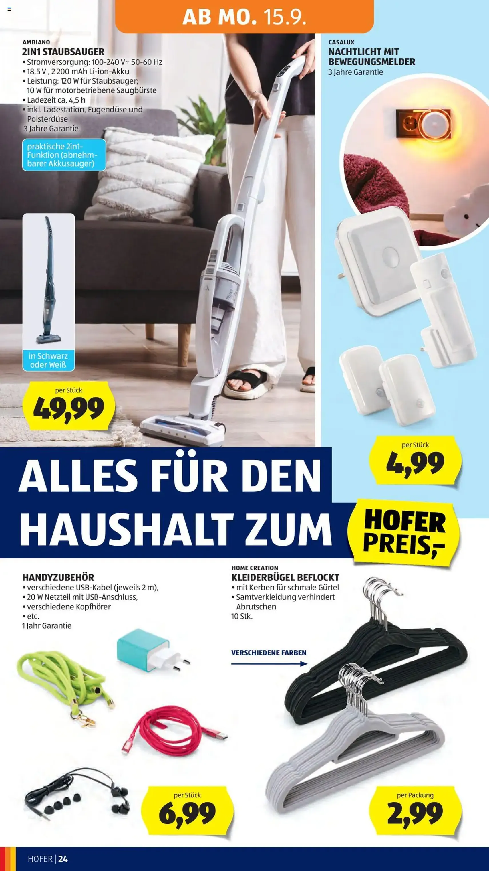 Hofer Flugblatt - Gültiger Prospekt ab 12.09.2025, Seite 28 von insgesamt 49