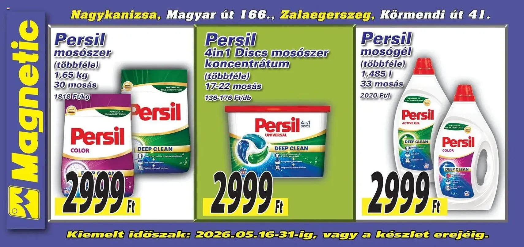 Magnetic Óriásplakátok - 2026.05.16. érvényes szórólap 6 oldal 6 oldalból