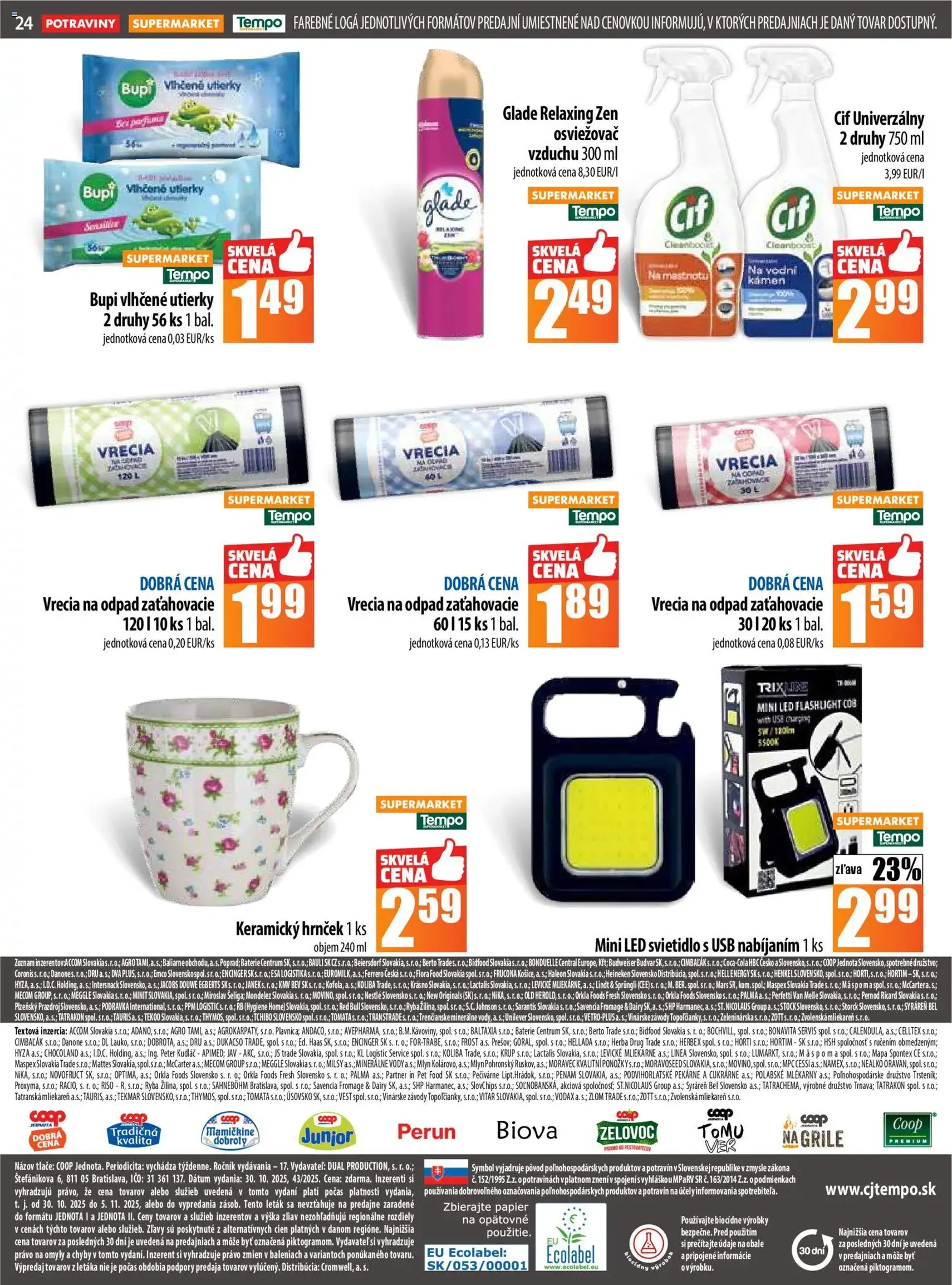 COOP Jednota leták - platný leták od 30.10.2025 strana 24 z 28 COOP Jednota leták - platný leták od 30.10.2025 strana 24 z 28