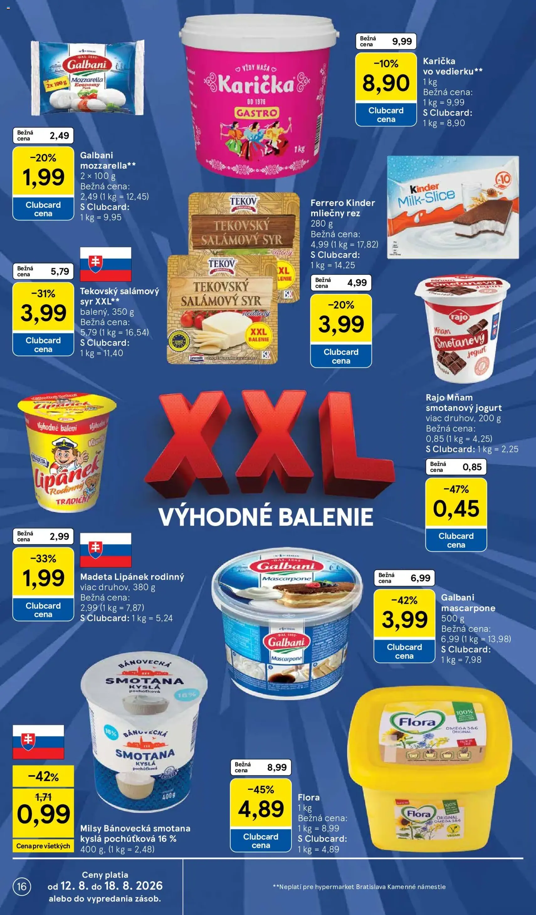 Tesco Hypermarket - leták - platný leták od 12.08.2026 strana 16 z 54