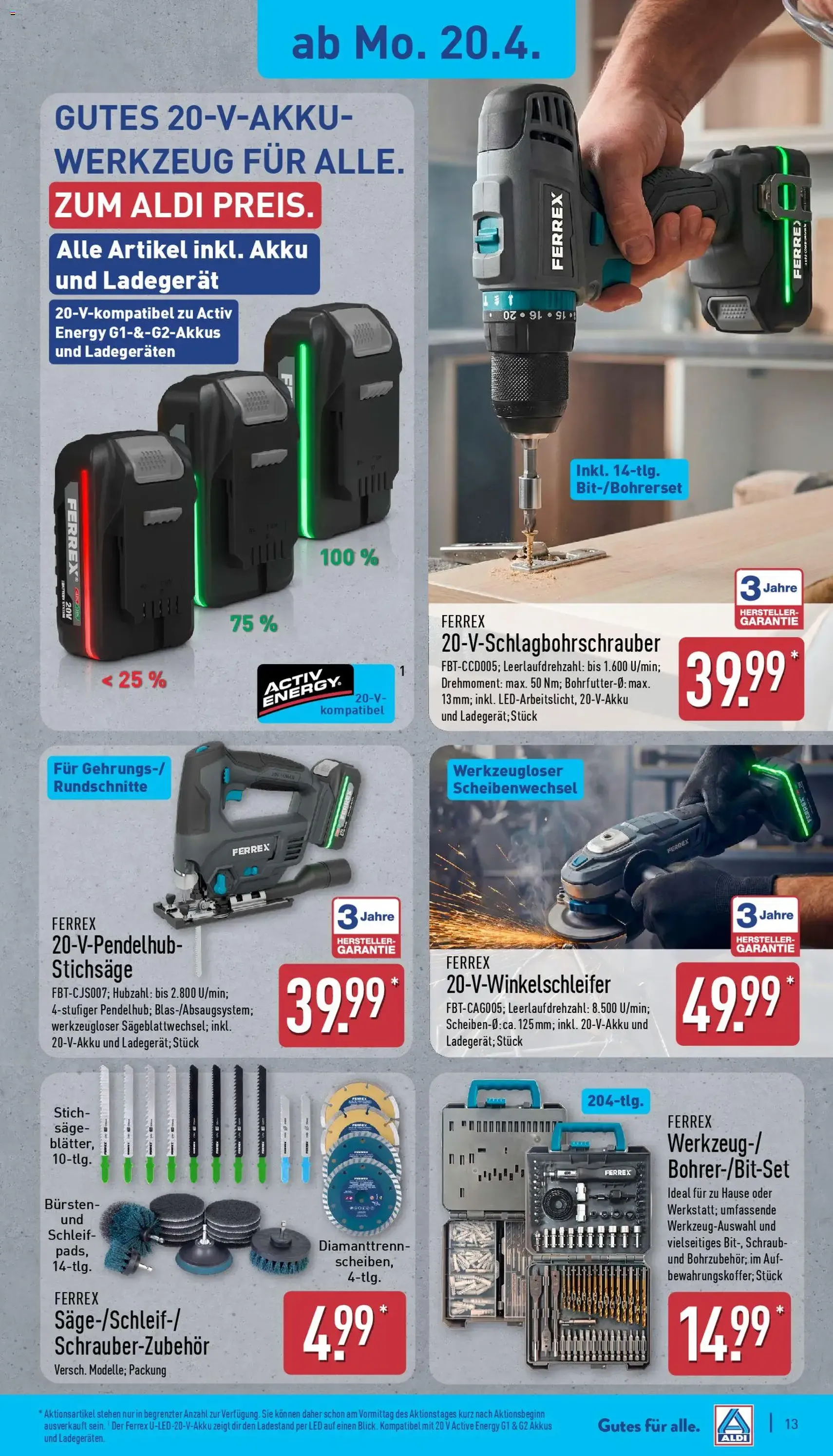 Aldi Prospekt - Gültiger Prospekt ab 20.04.2026, Seite 13 von insgesamt 39