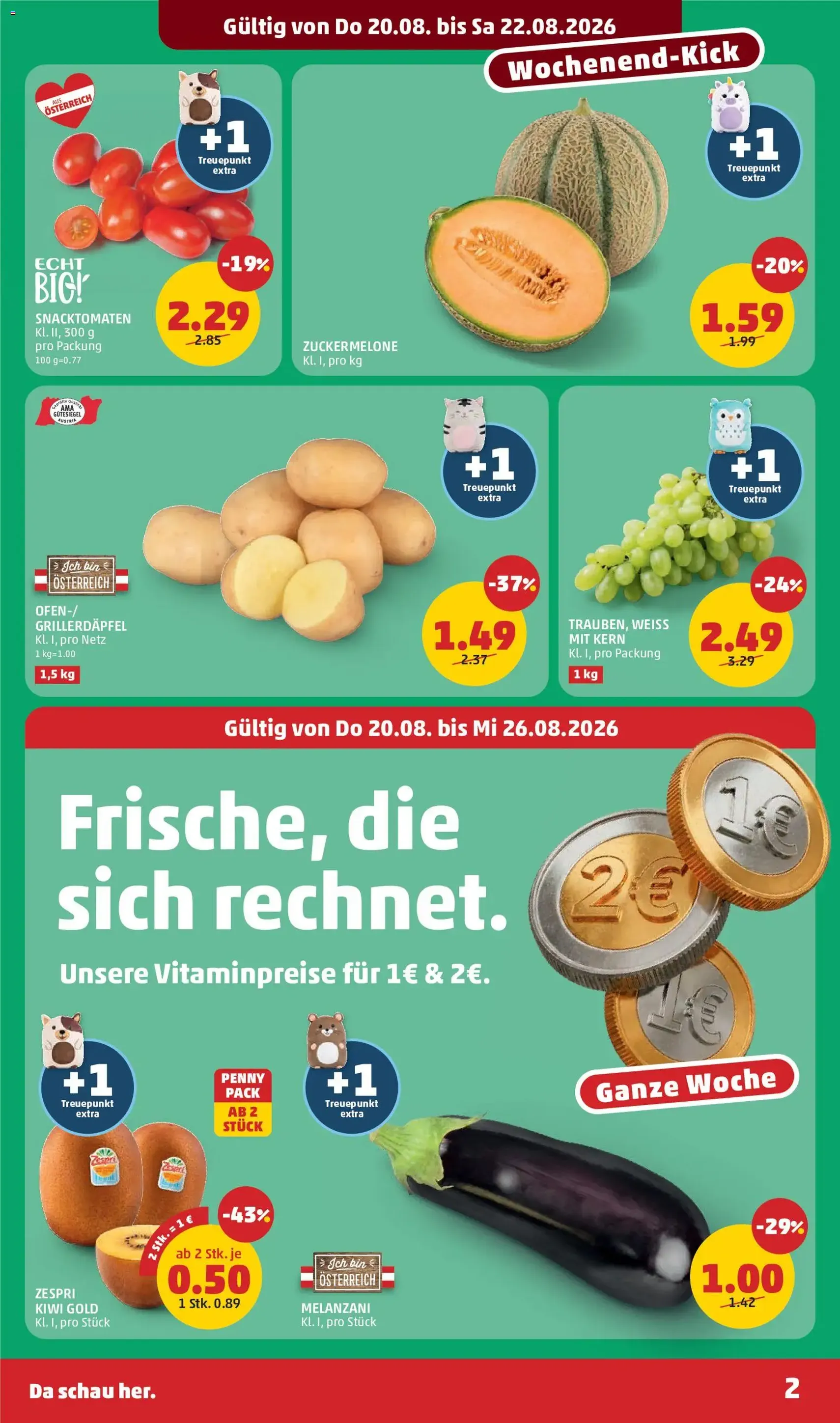 Penny Markt Flugblatt - Gültiger Prospekt ab 20.08.2026, Seite 2 von insgesamt 28
