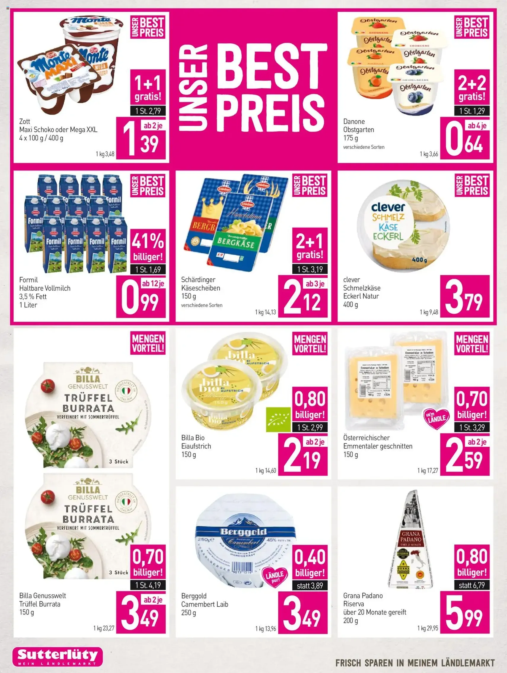 Sutterlüty Flugblatt - Gültiger Prospekt ab 12.03.2026, Seite 4 von insgesamt 24