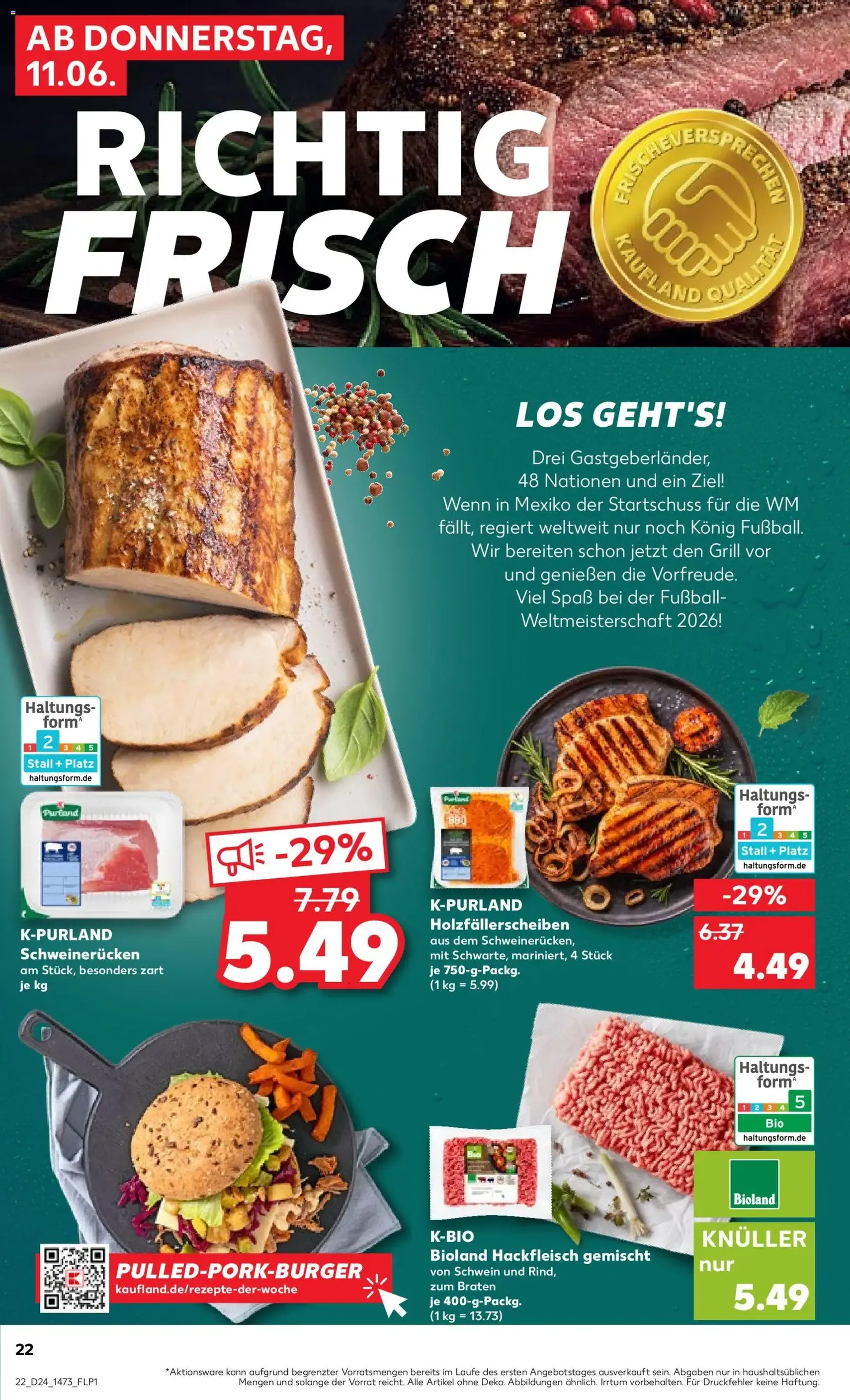 Kaufland Prospekt - Gültiger Prospekt ab 11.06.2026, Seite 22 von insgesamt 50