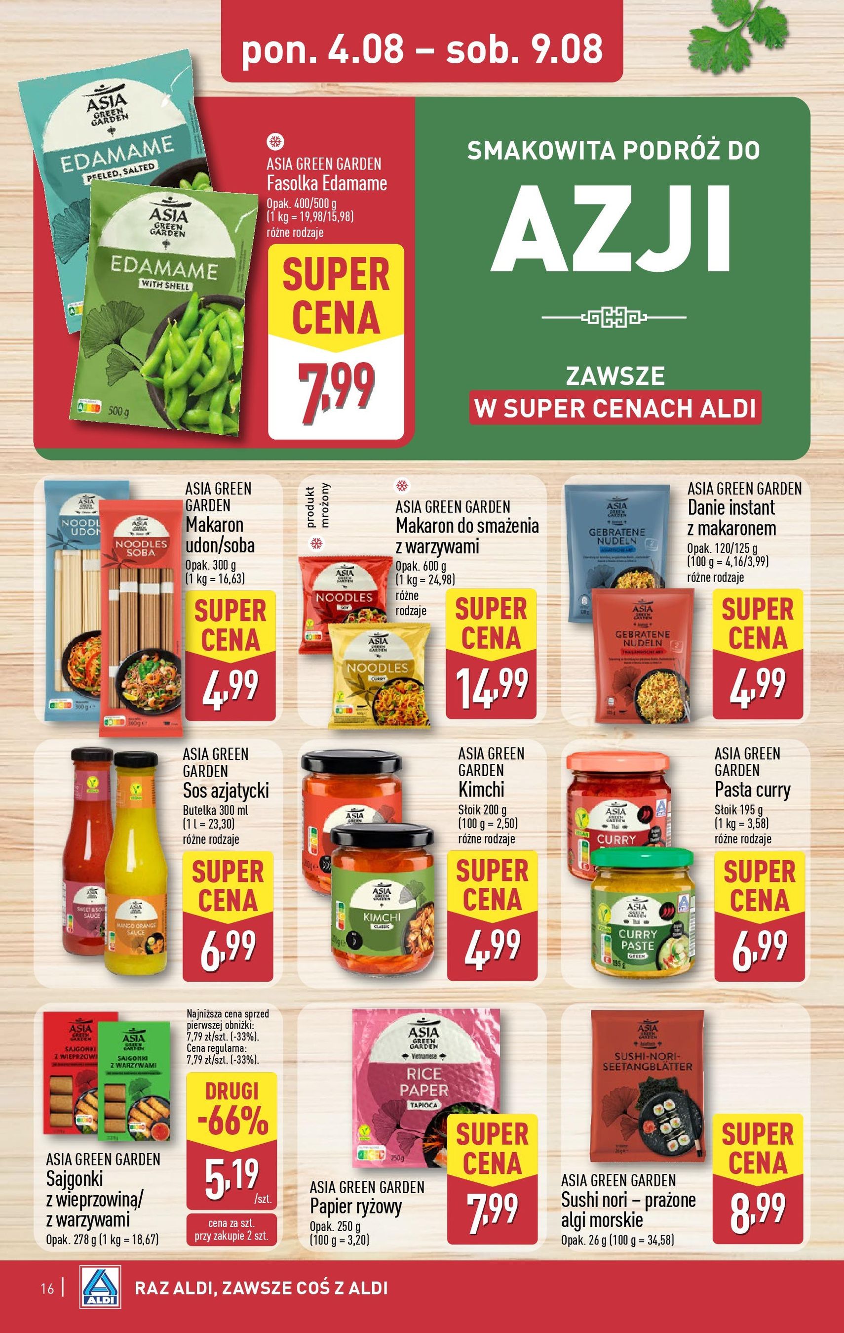 Aldi Gazetka - ważny gazetka od 04.08.2025 strona 16 z 42 Aldi Gazetka - ważny gazetka od 04.08.2025 strona 16 z 42