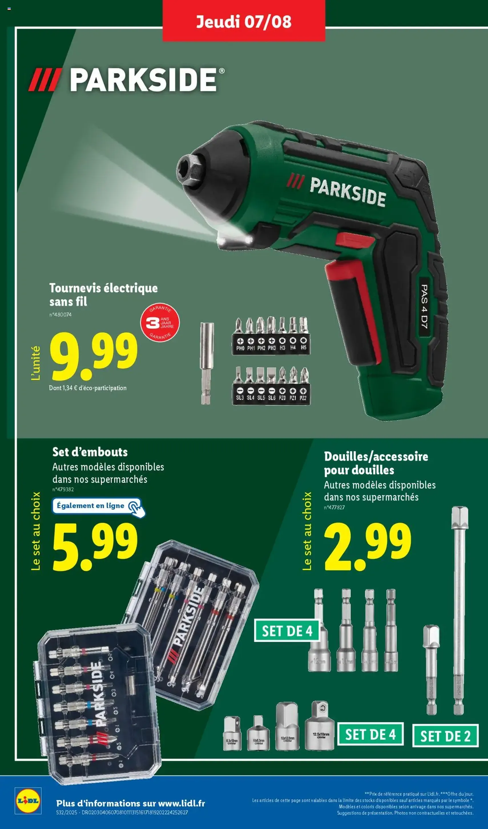 LIDL catalogue semaine 31 - brochure valable à partir du 07/08/2025, page 36 sur 76 LIDL catalogue semaine 31 - brochure valable à partir du 07/08/2025, page 36 sur 76