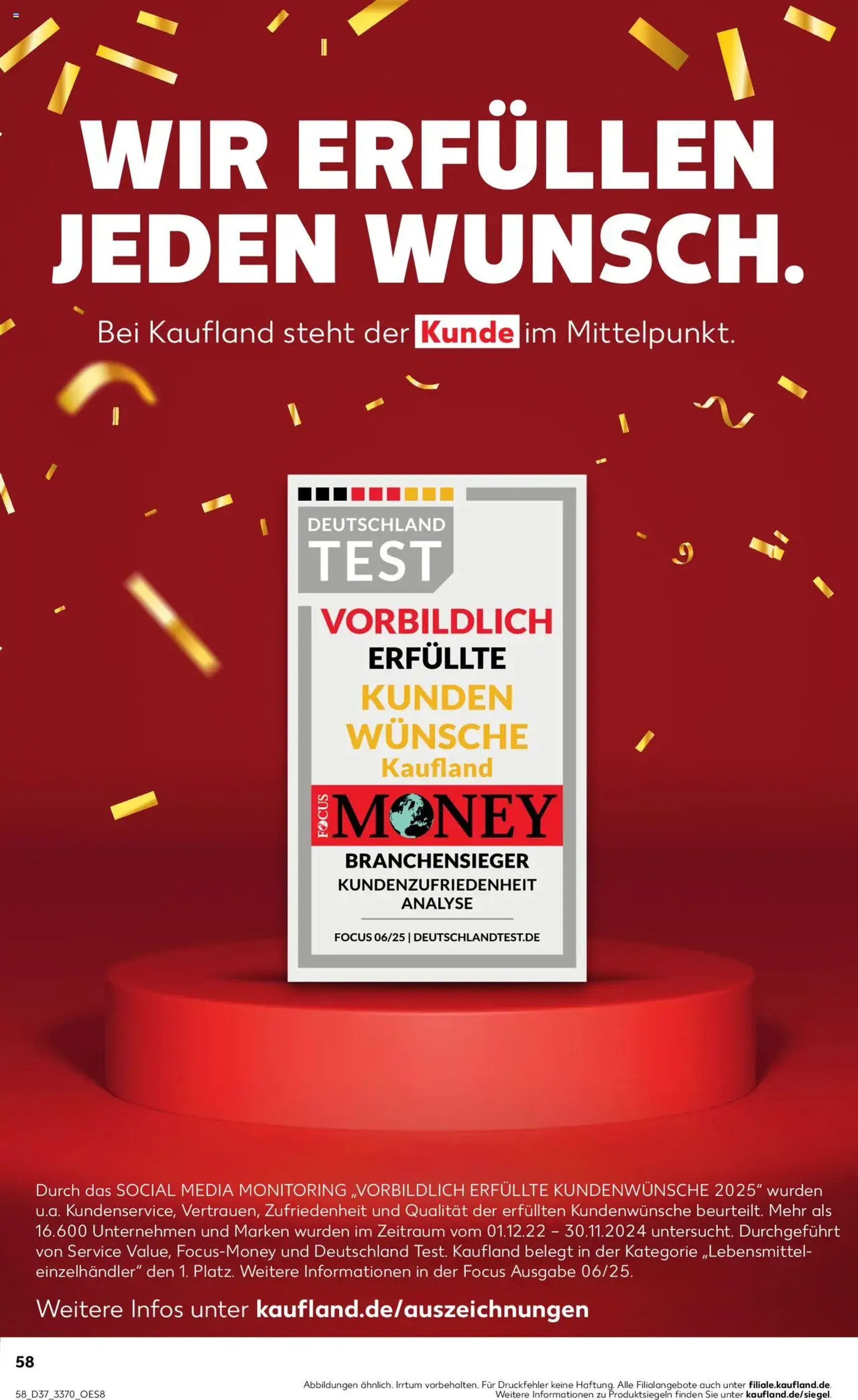 Kaufland Prospekt - Gültiger Prospekt ab 11.09.2025, Seite 58 von insgesamt 59 Kaufland Prospekt - Gültiger Prospekt ab 11.09.2025, Seite 58 von insgesamt 59