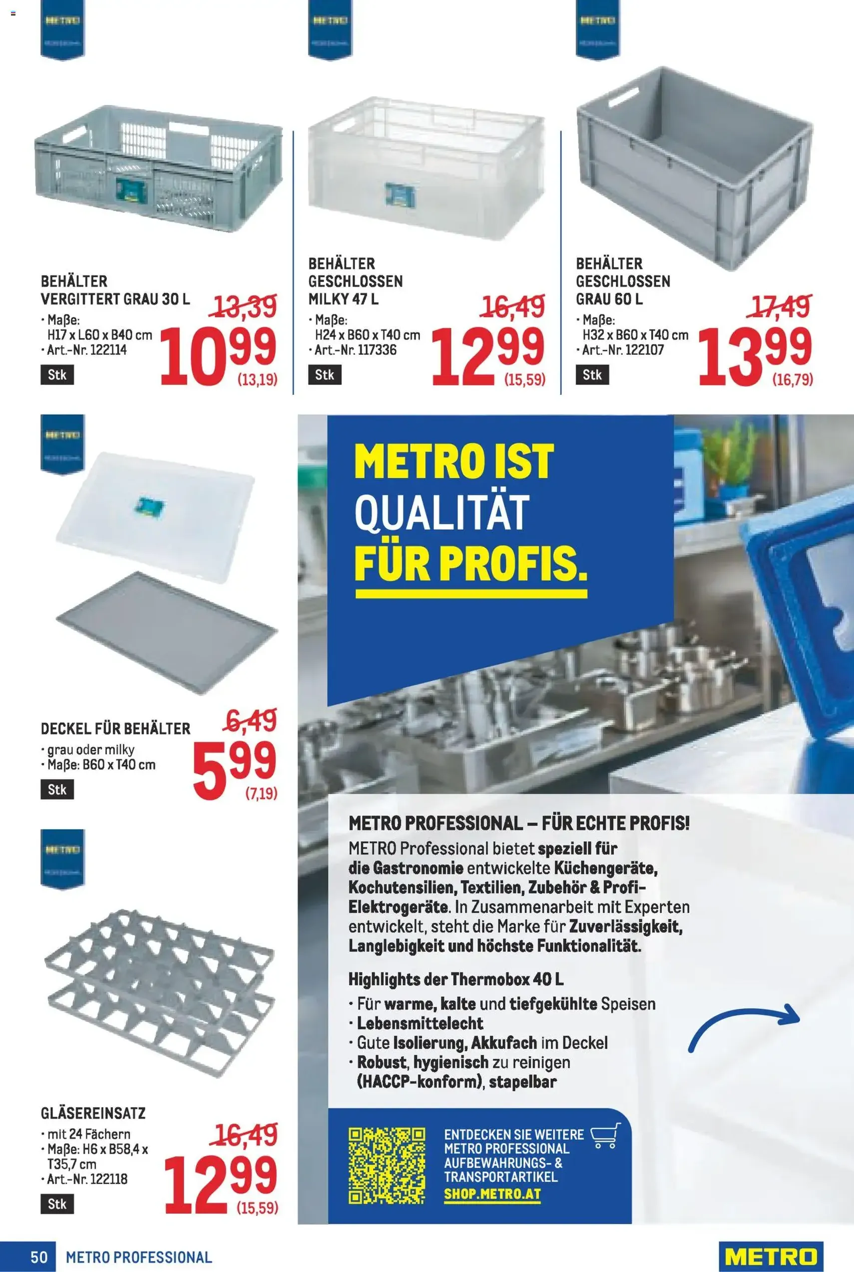 Metro angebote Profi - Gültiger Prospekt ab 05.03.2026, Seite 50 von insgesamt 72