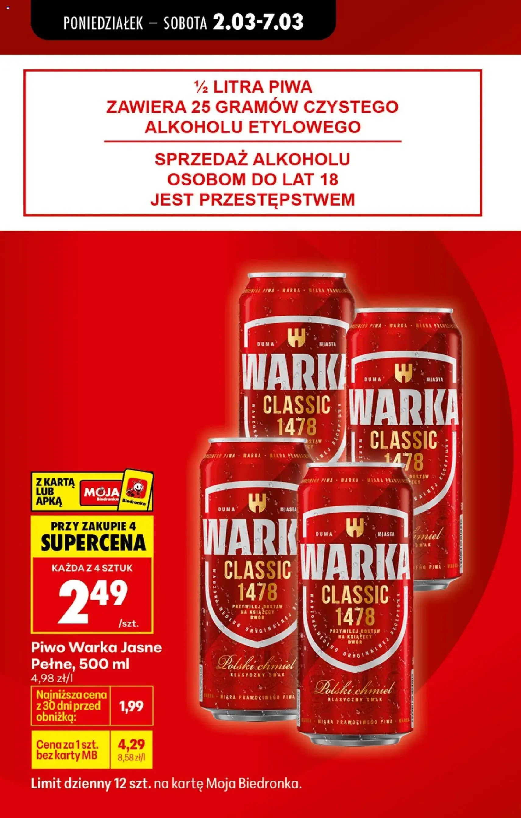 Biedronka gazetka od poniedziałku - ważny gazetka od 02.03.2026 strona 4 z 91