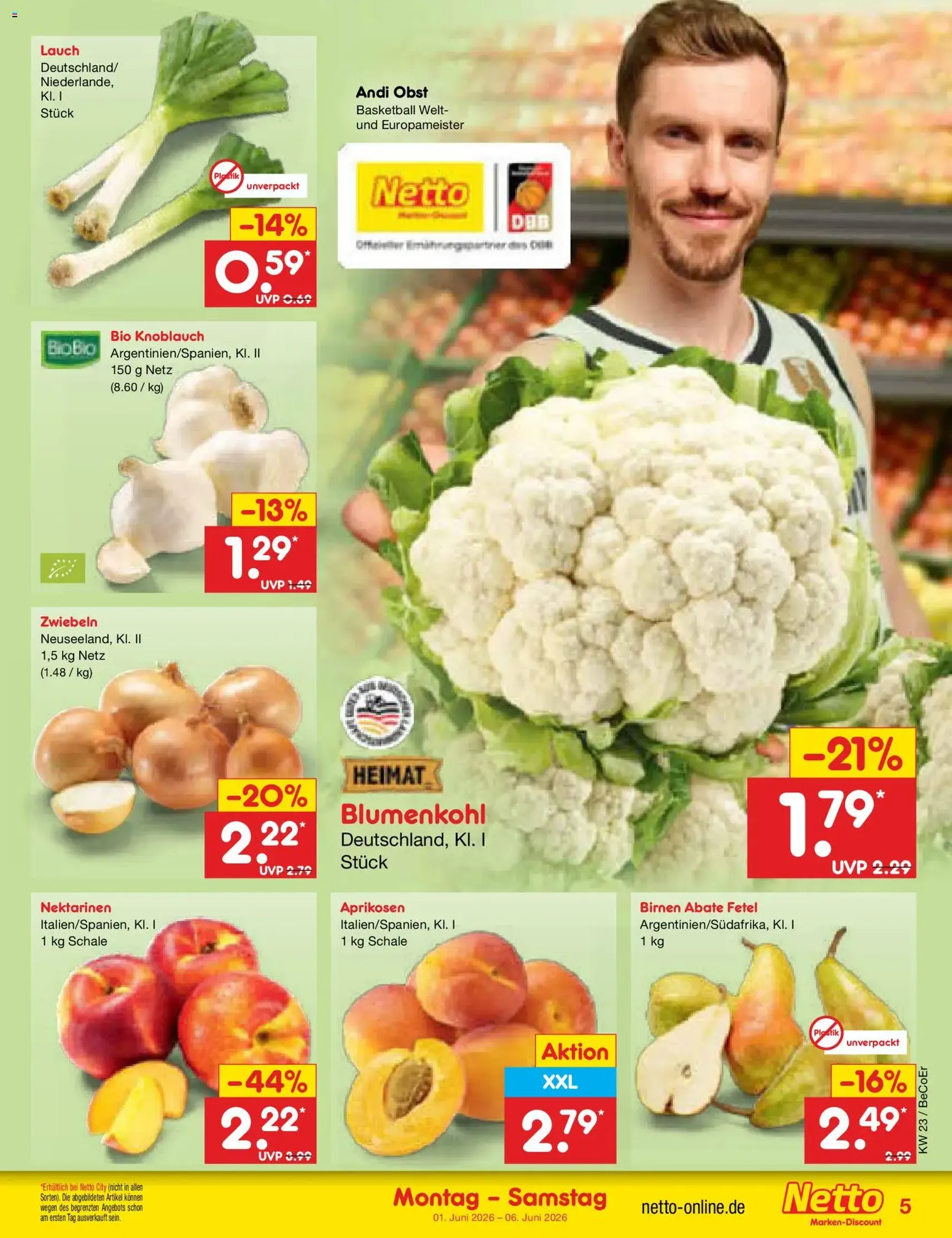 Netto Marken-Discount Prospekt - Gültiger Prospekt ab 01.06.2026, Seite 5 von insgesamt 66