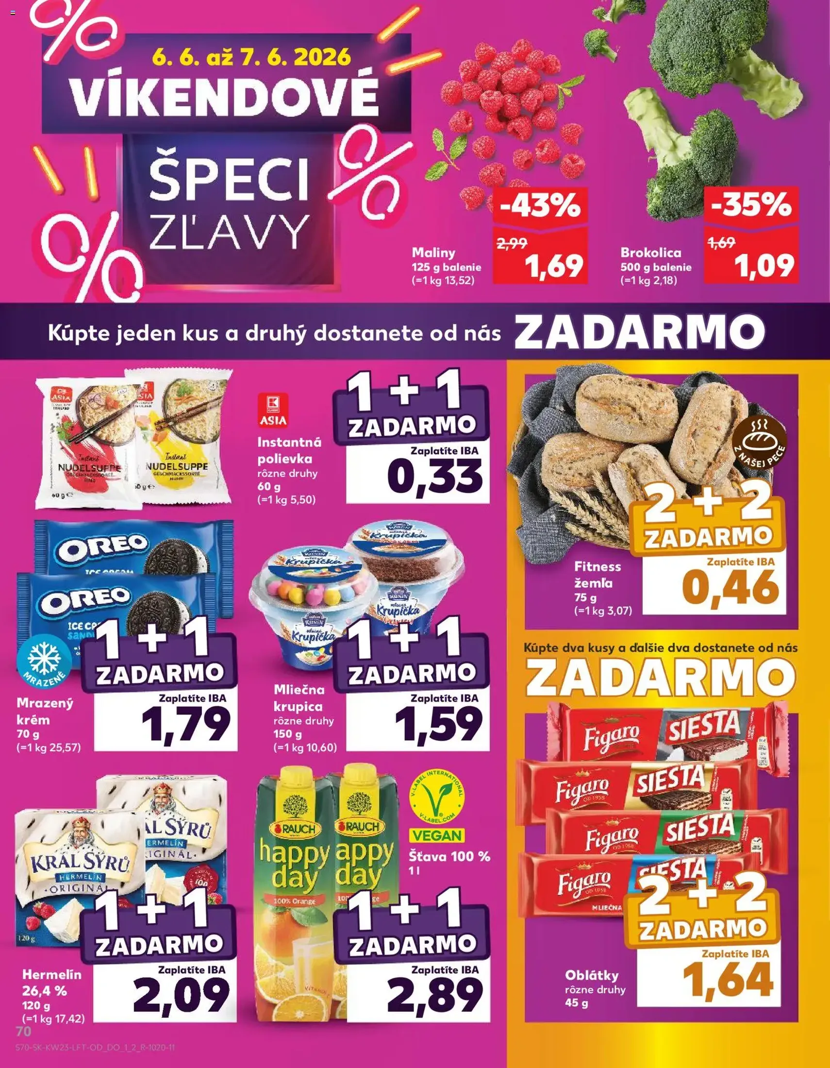 Kaufland SK akciós újság - 2026.06.04. érvényes szórólap 70 oldal 76 oldalból