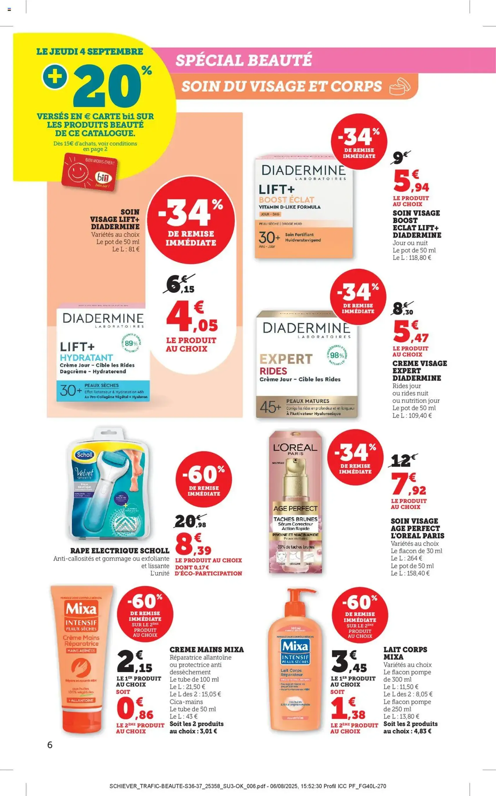 Bi1 catalogue - brochure valable à partir du 01/09/2025, page 6 sur 40