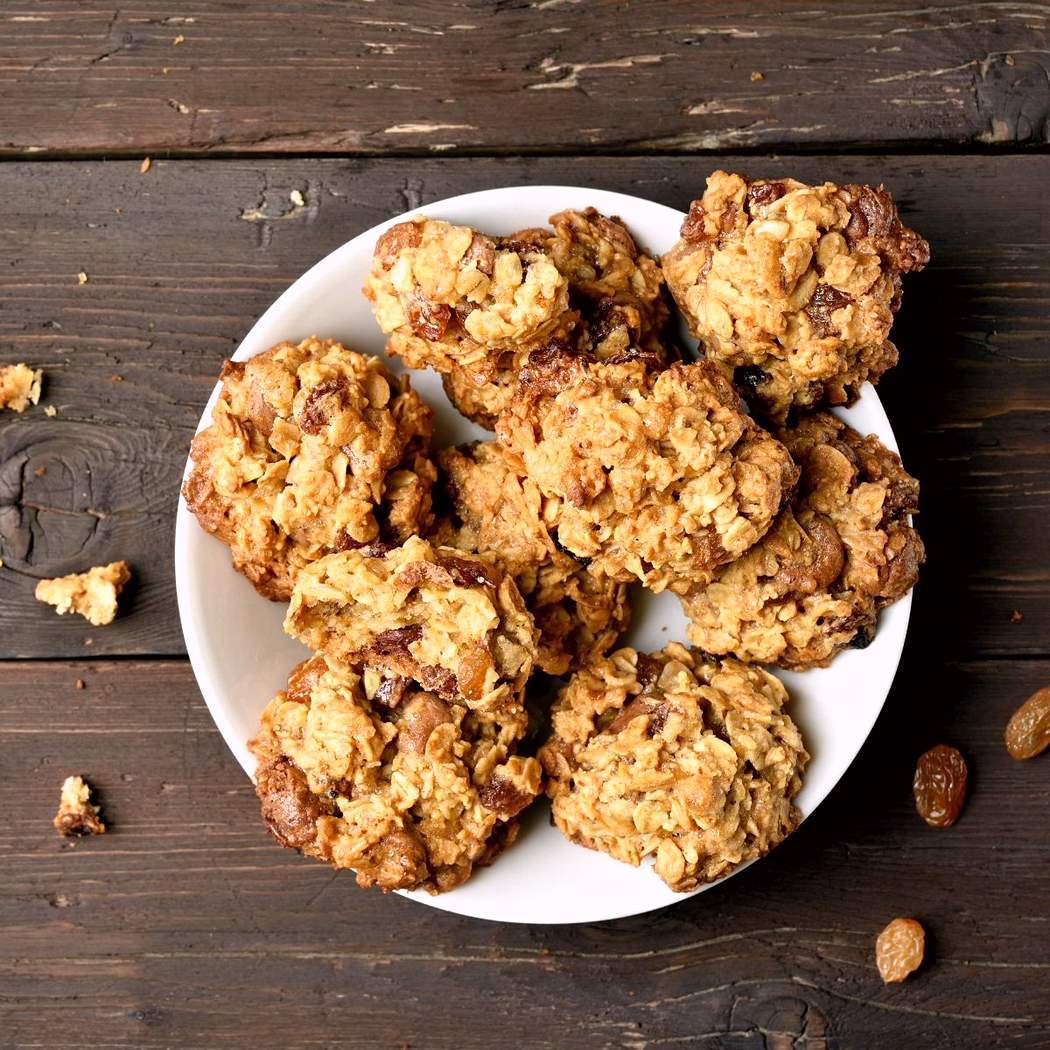 Biscotti all'avena senza farina