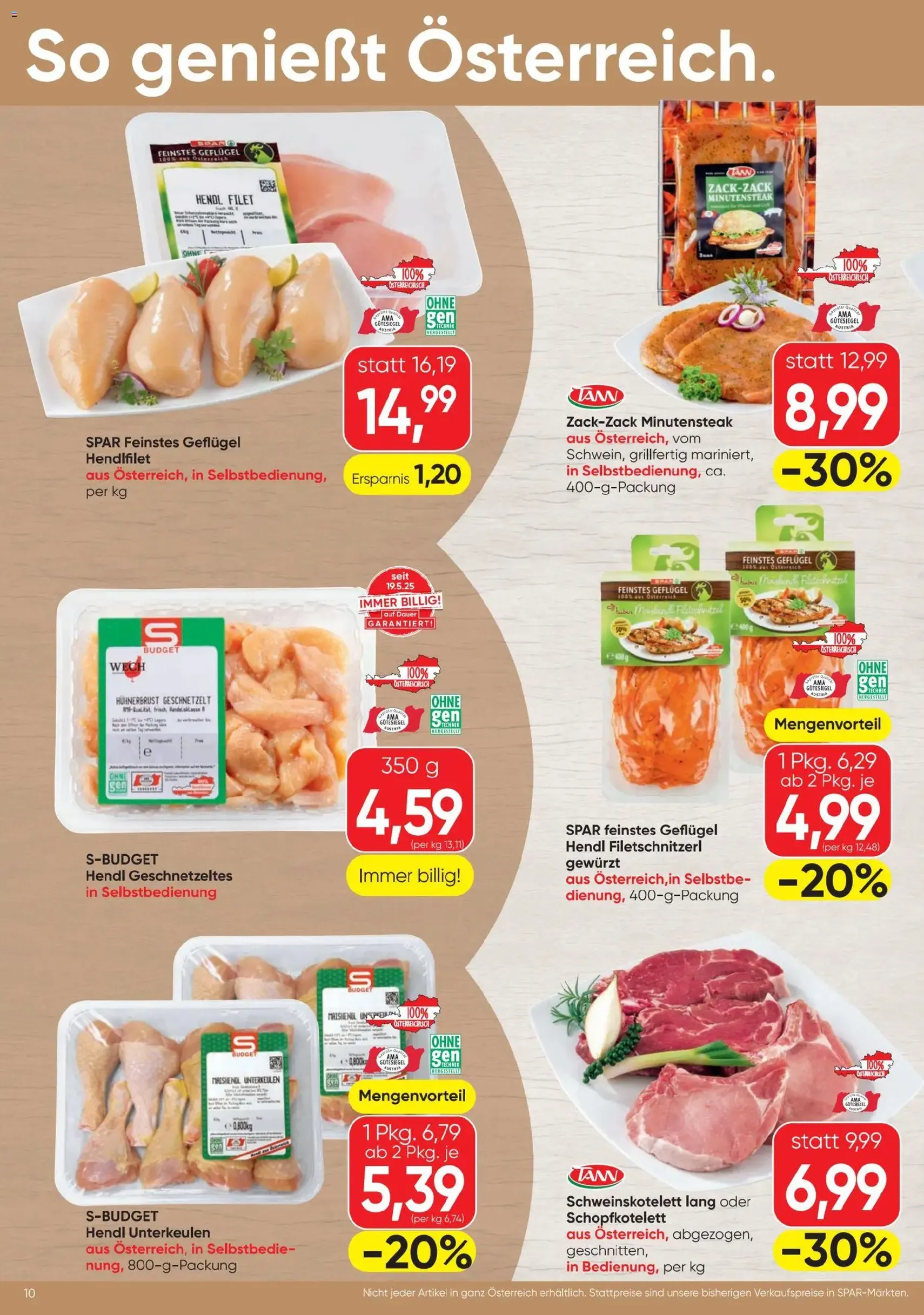 Spar Flugblatt - Gültiger Prospekt ab 03.06.2026, Seite 10 von insgesamt 20