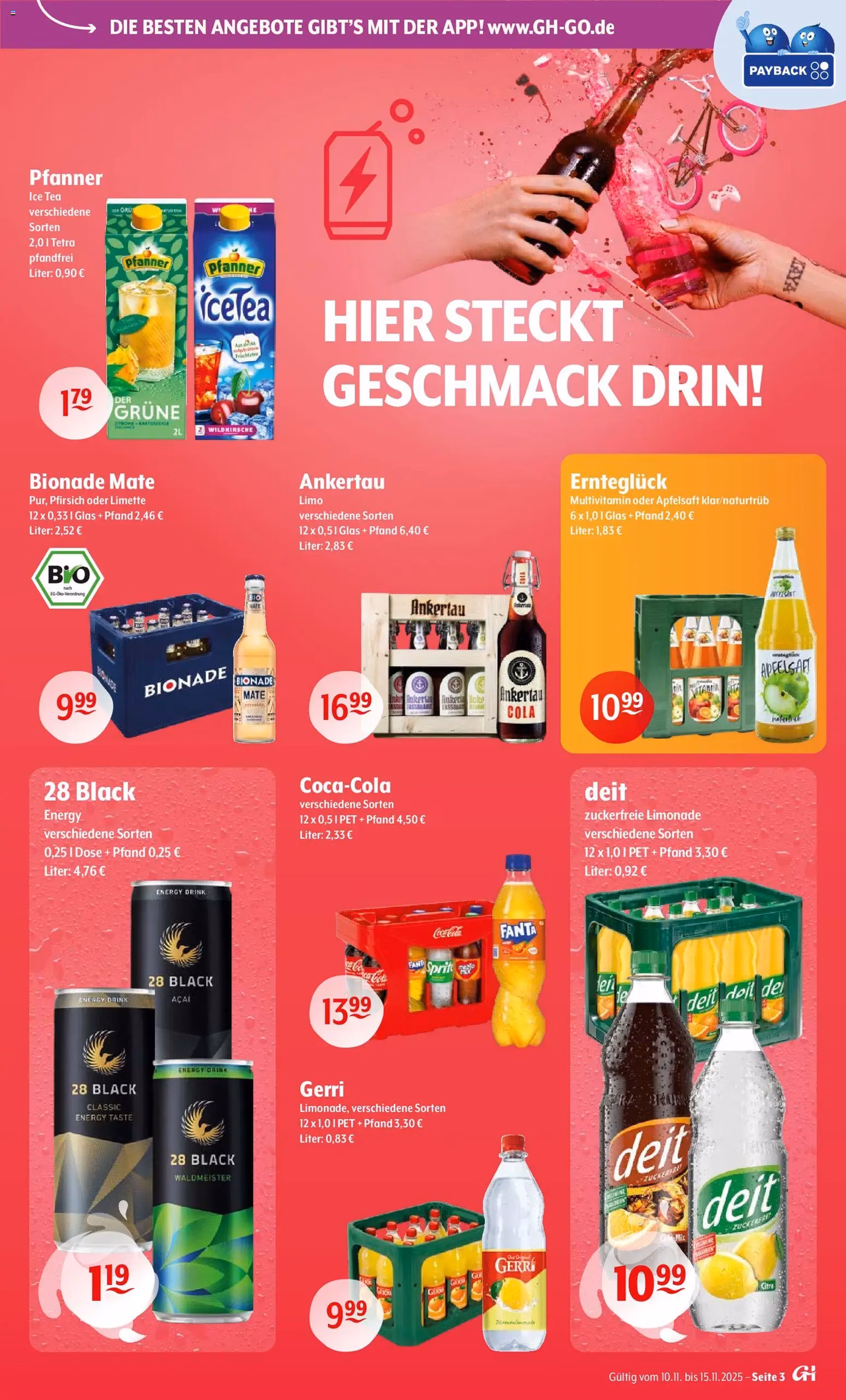 Trink und Spare Prospekt - Gültiger Prospekt ab 10.11.2025, Seite 3 von insgesamt 10