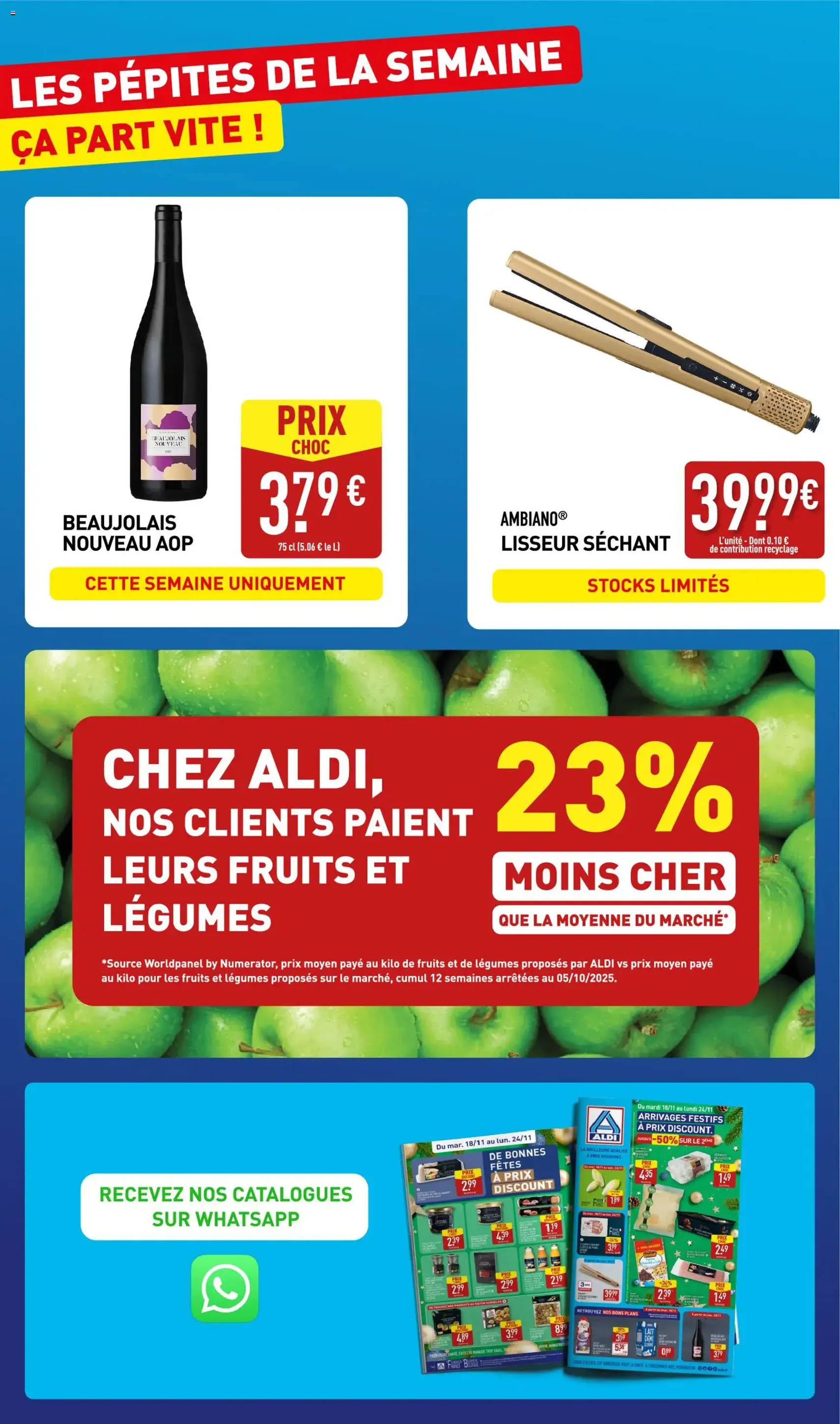 Aldi - Catalogue de la semaine 47 - brochure valable à partir du 18/11/2025, page 2 sur 46