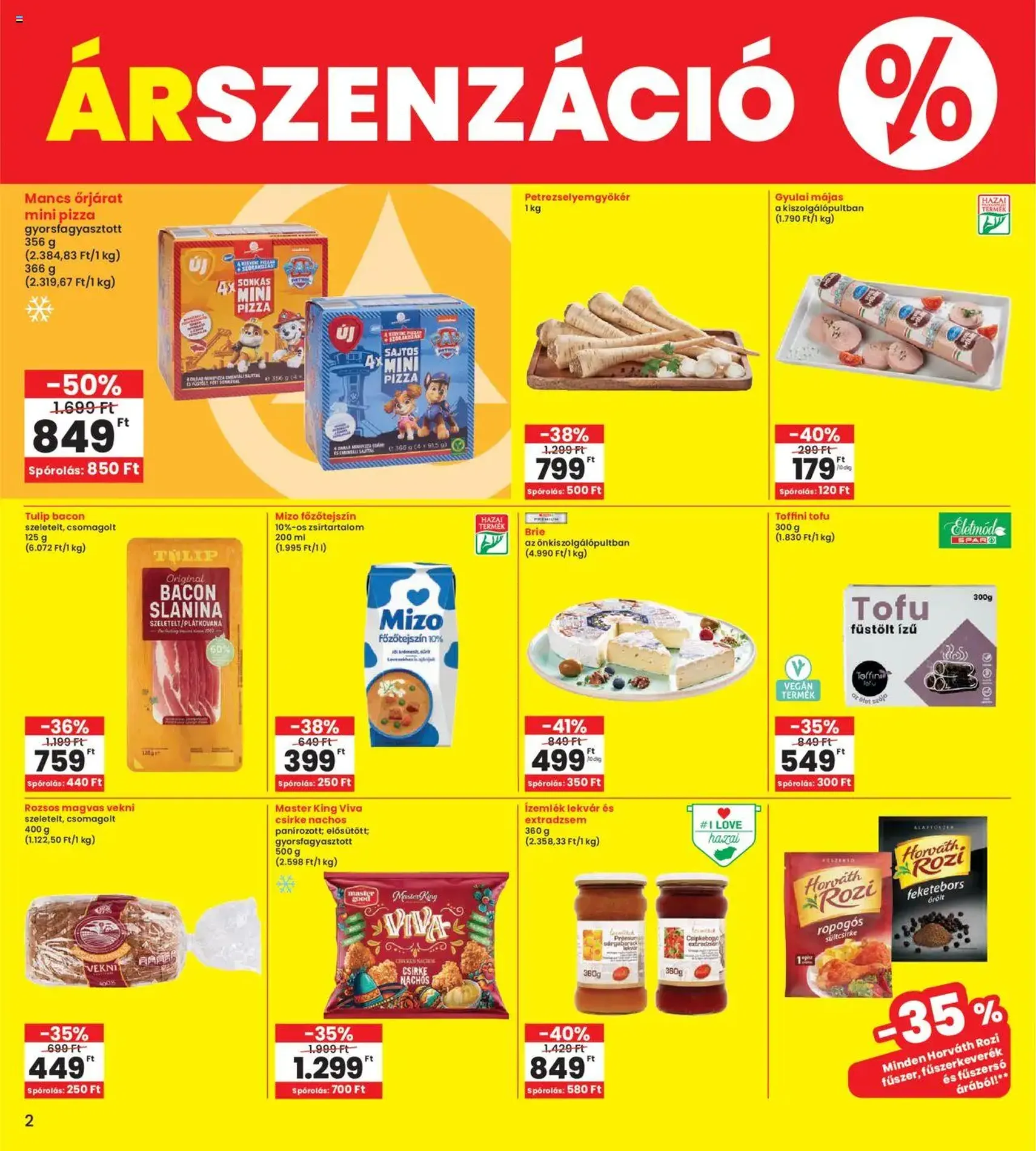 Interspar Akciós újság - 2025.10.24. érvényes szórólap 2 oldal 19 oldalból Interspar Akciós újság - 2025.10.24. érvényes szórólap 2 oldal 19 oldalból