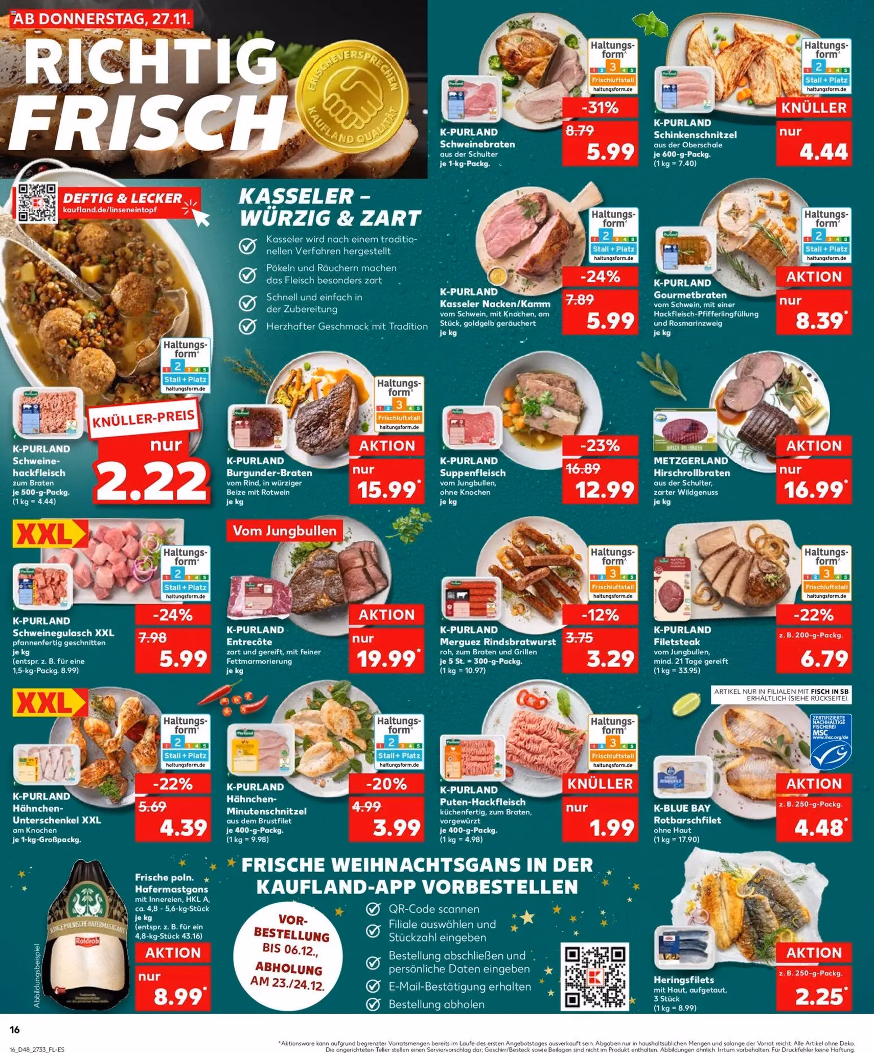Kaufland Prospekt - Gültiger Prospekt ab 27.11.2025, Seite 16 von insgesamt 36