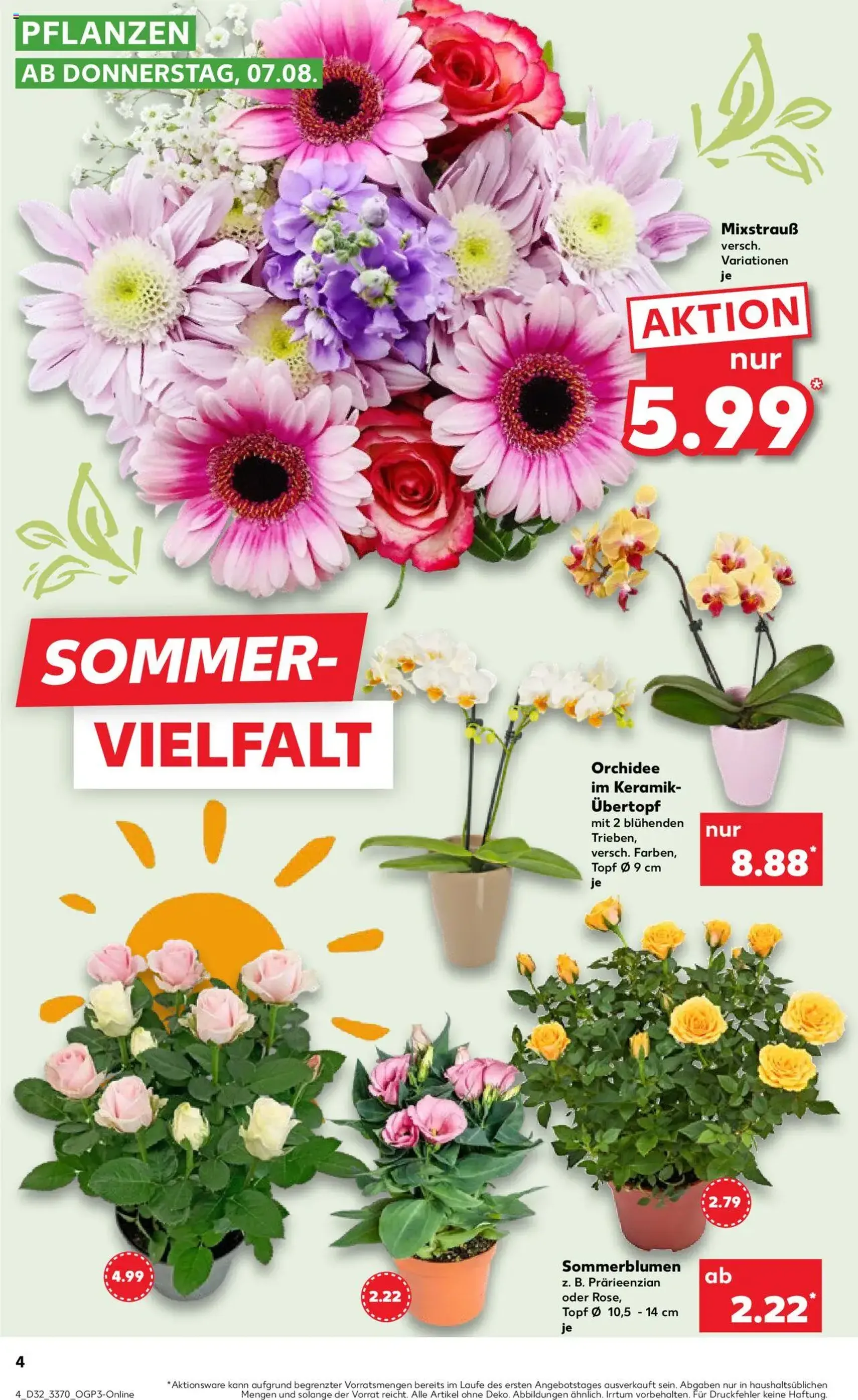 Kaufland Prospekt - Gültiger Prospekt ab 07.08.2025, Seite 4 von insgesamt 60 Kaufland Prospekt - Gültiger Prospekt ab 07.08.2025, Seite 4 von insgesamt 60