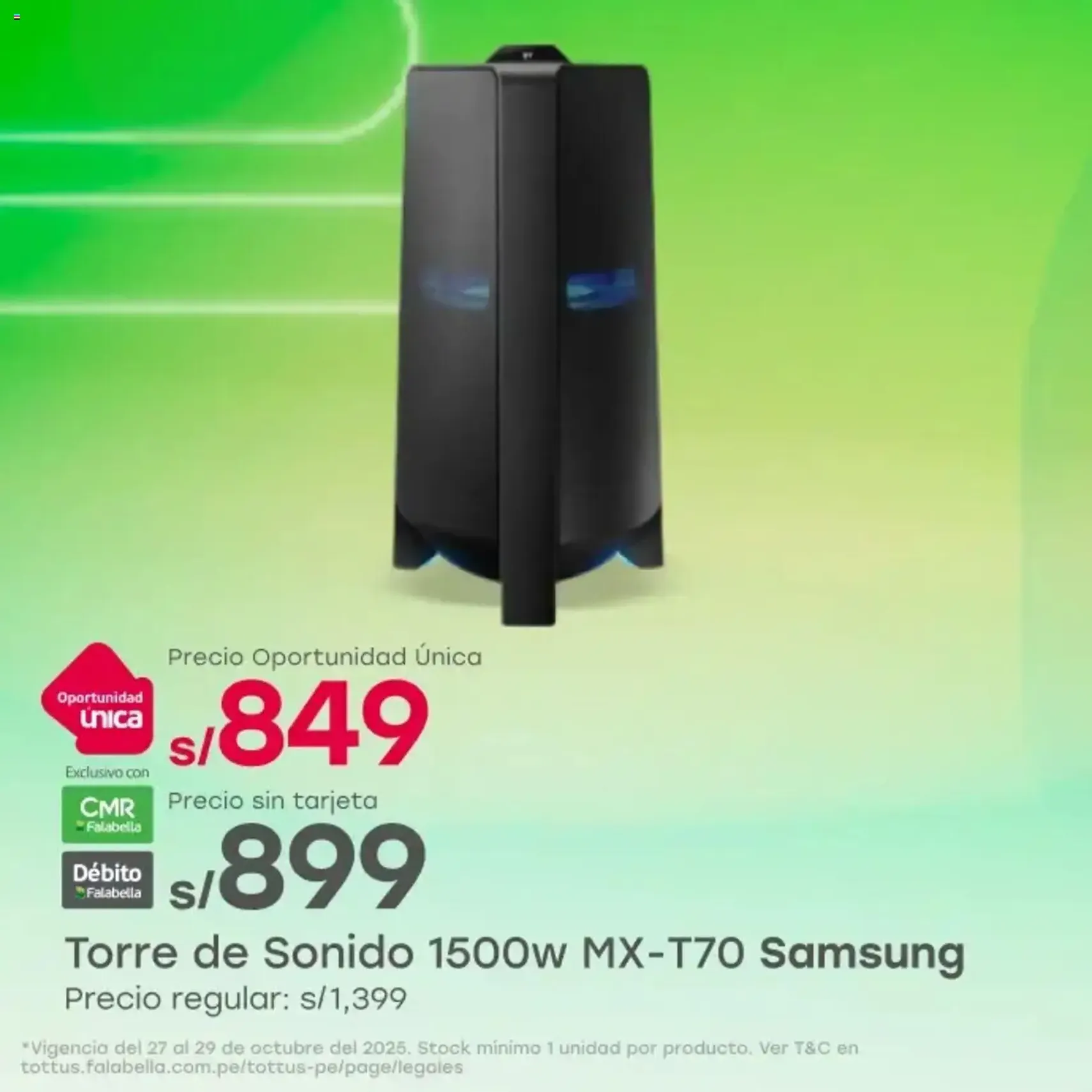 Catálogo Tottus - folleto válido desde 27/10/2025 página 2 de 4