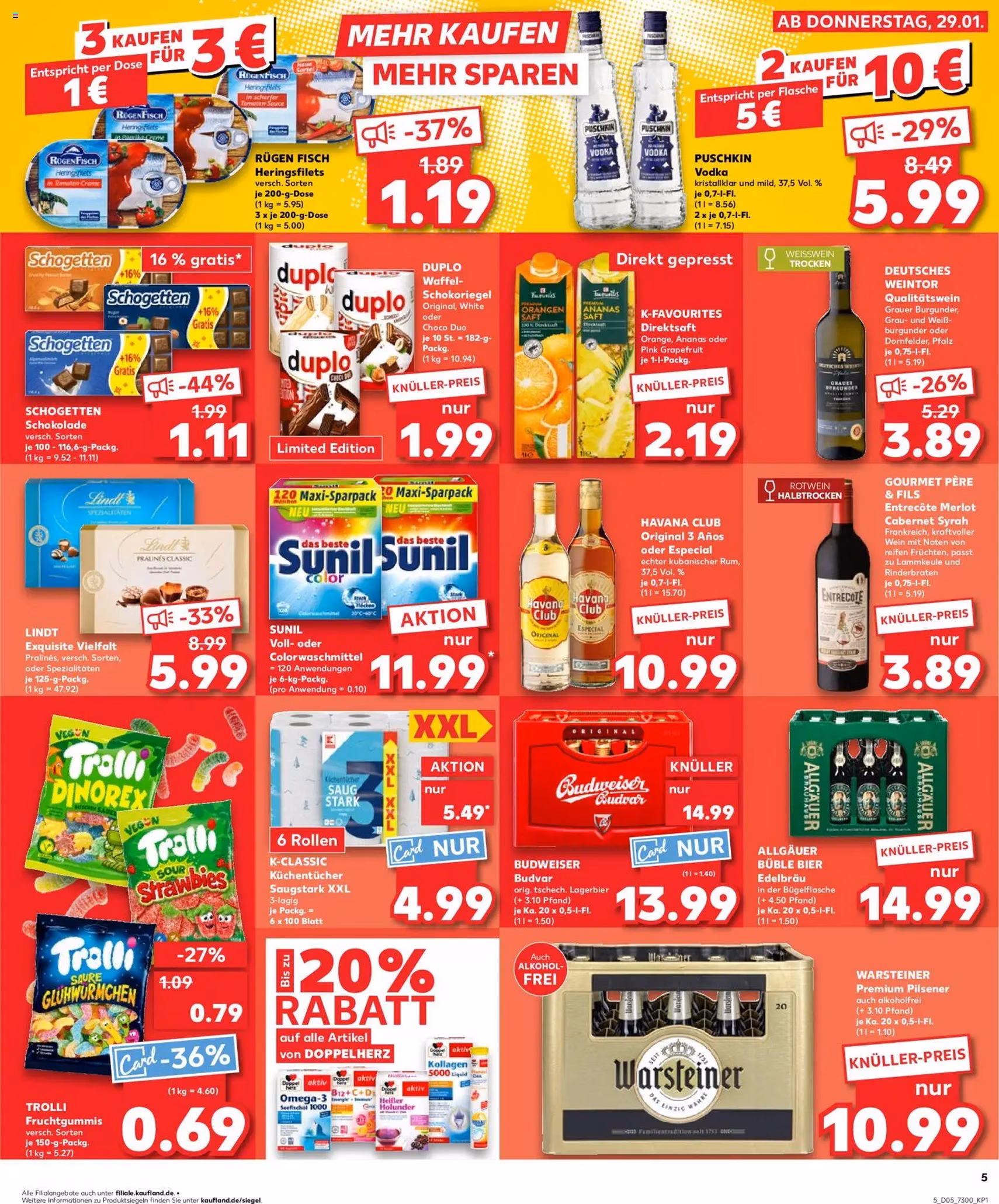 Kaufland Prospekt - Gültiger Prospekt ab 29.01.2026, Seite 5 von insgesamt 37
