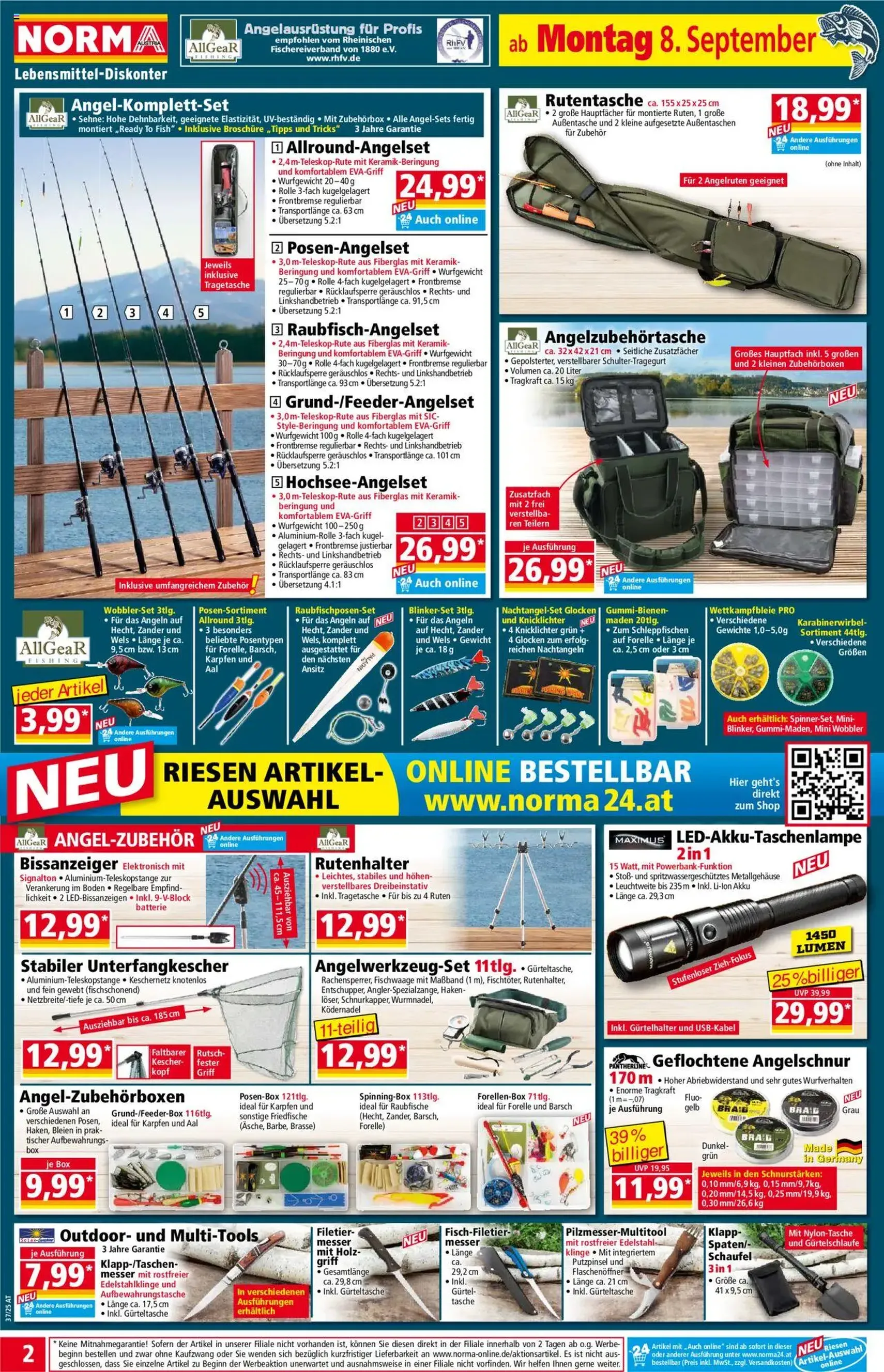 Norma Flugblatt - Gültiger Prospekt ab 08.09.2025, Seite 2 von insgesamt 18 Norma Flugblatt - Gültiger Prospekt ab 08.09.2025, Seite 2 von insgesamt 18