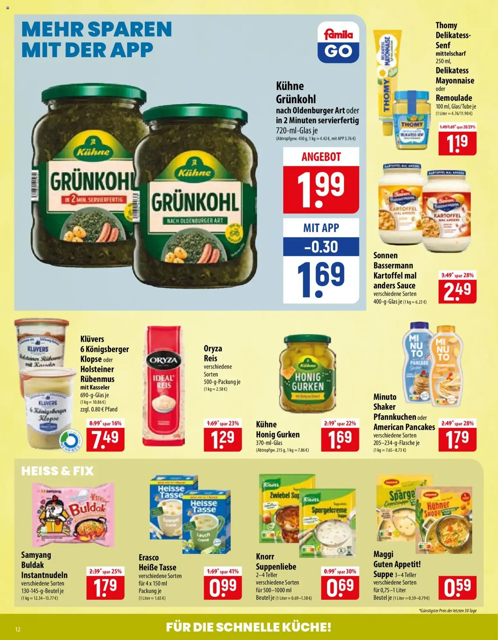 Famila Prospekt - Gültiger Prospekt ab 19.10.2026, Seite 12 von insgesamt 24