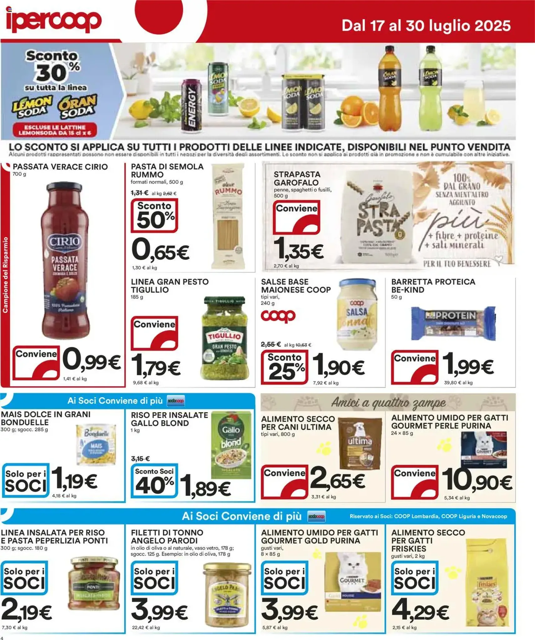 Volantino Ipercoop - volantino valido dal 17/07/2025 pagina 4 di 34