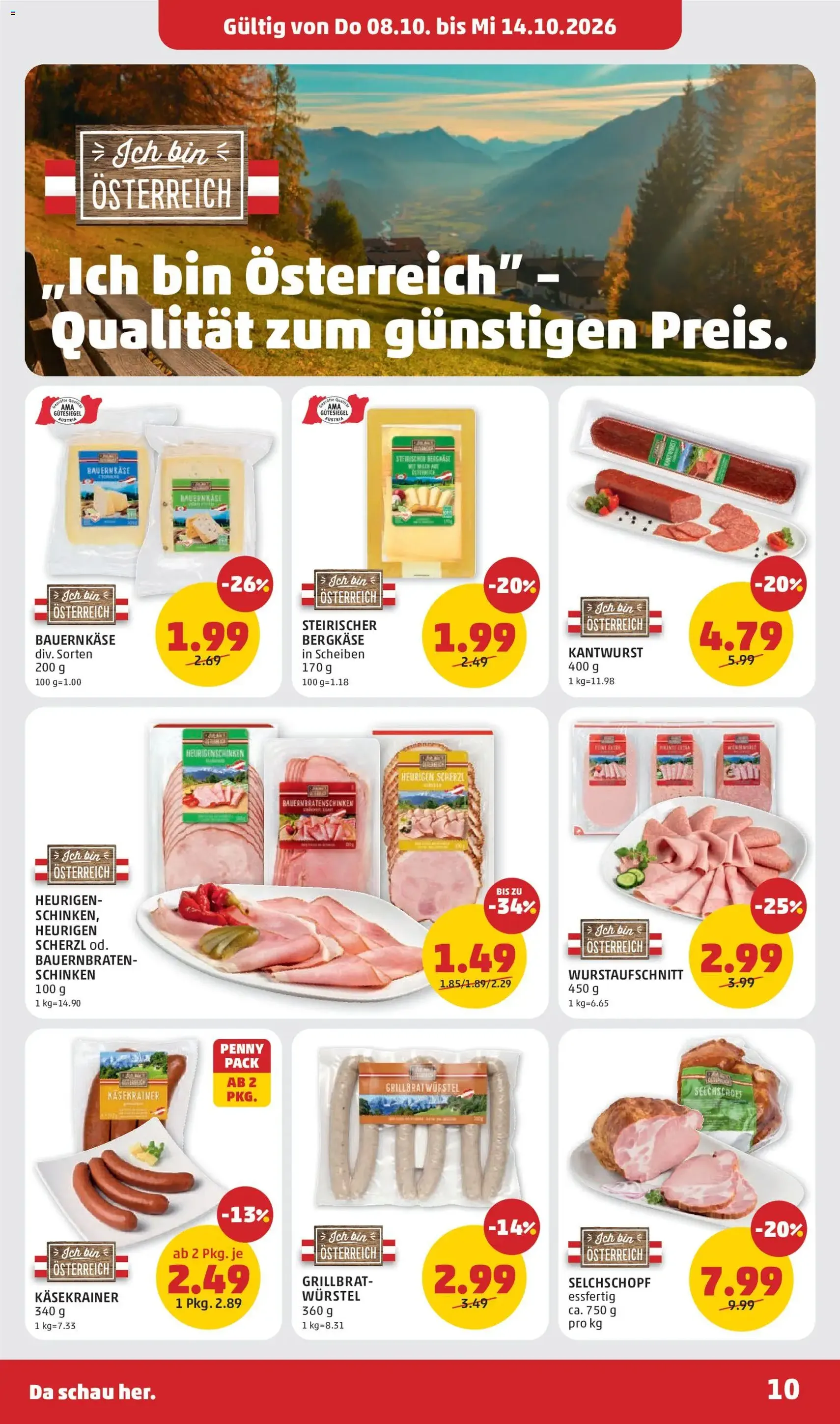 Penny Markt Flugblatt - Gültiger Prospekt ab 04.10.2026, Seite 10 von insgesamt 32