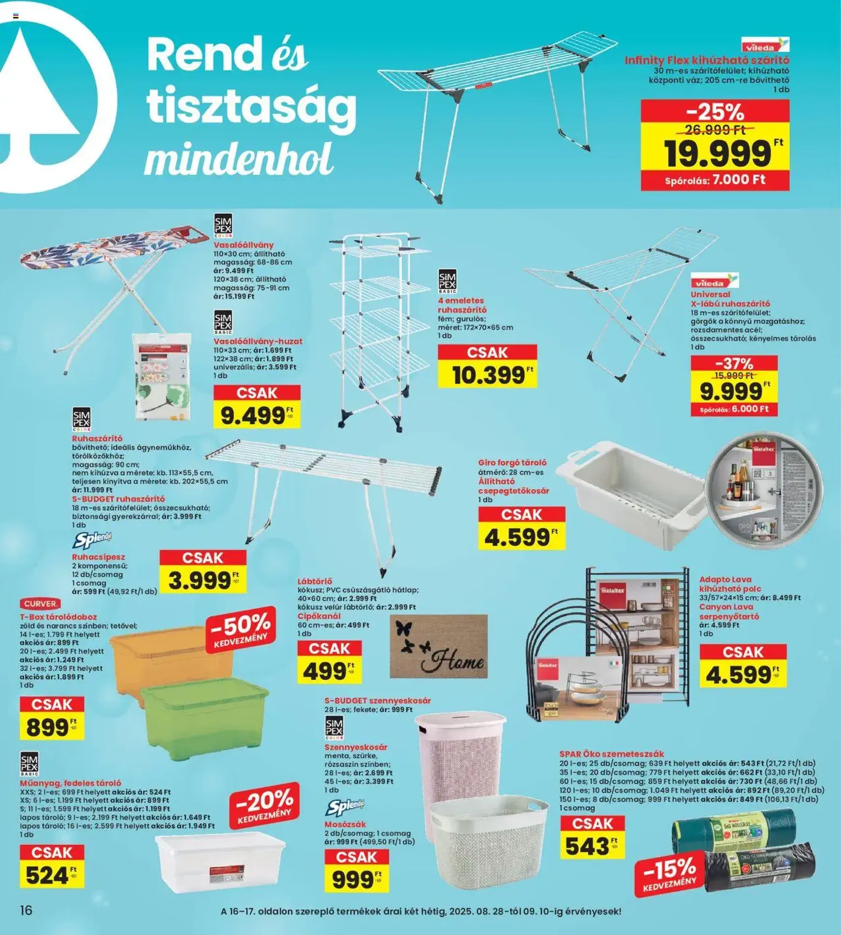 Interspar Akciós újság - 2025.08.28. érvényes szórólap 16 oldal 20 oldalból Interspar Akciós újság - 2025.08.28. érvényes szórólap 16 oldal 20 oldalból