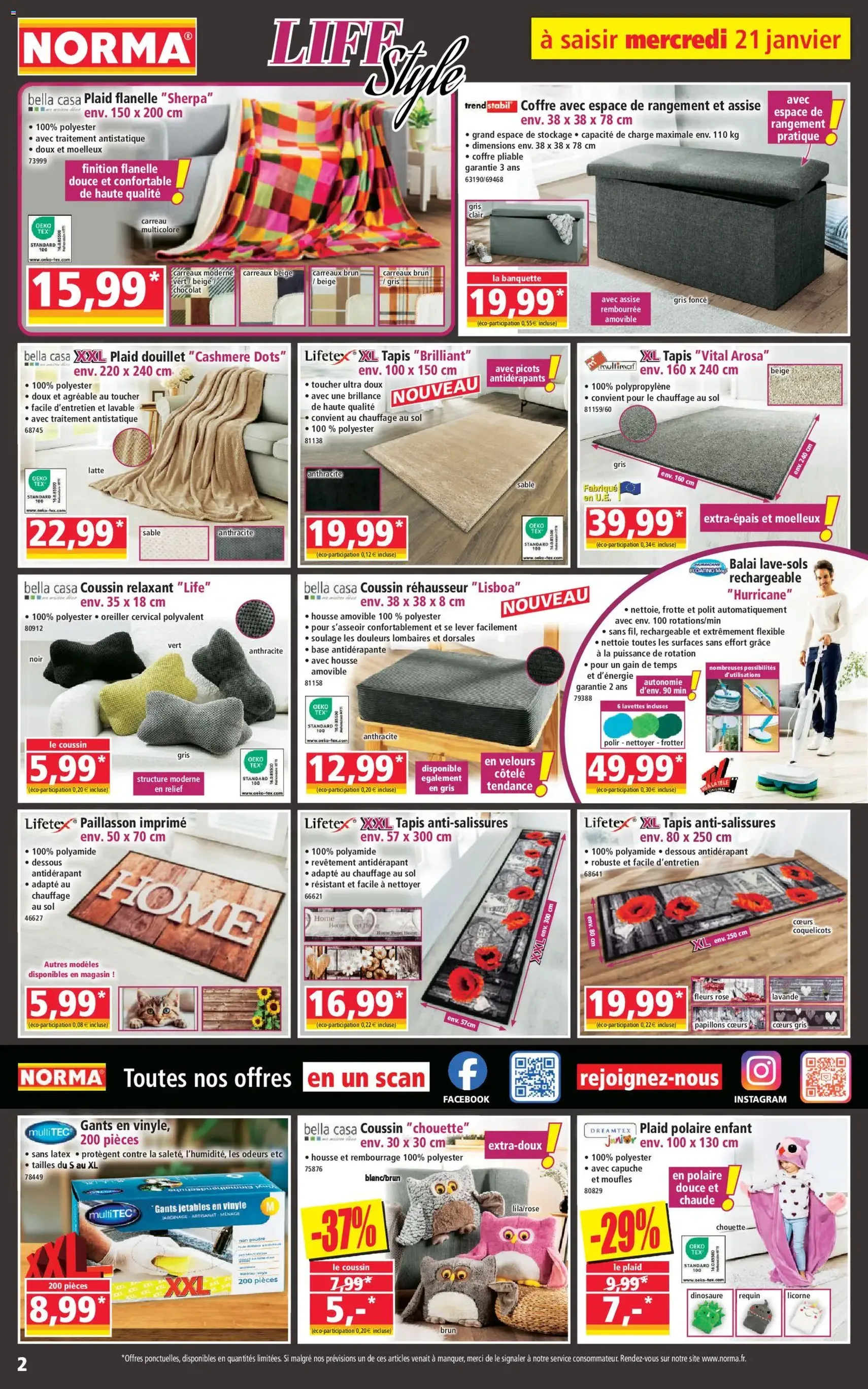 Norma catalogue - brochure valable à partir du 21/01/2026, page 2 sur 14