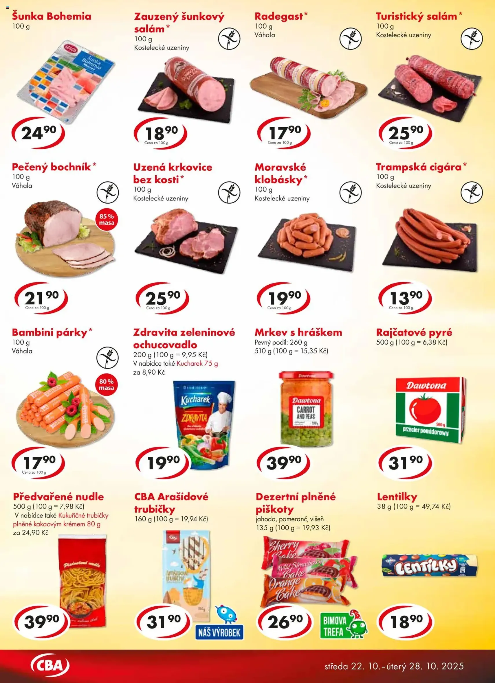 CBA leták - Premium - platný leták od 22.10.2025 strana 3 z 4