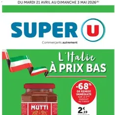 Super U catalogue - Prévisualisation du catalogue valable à partir du 21/04/2026