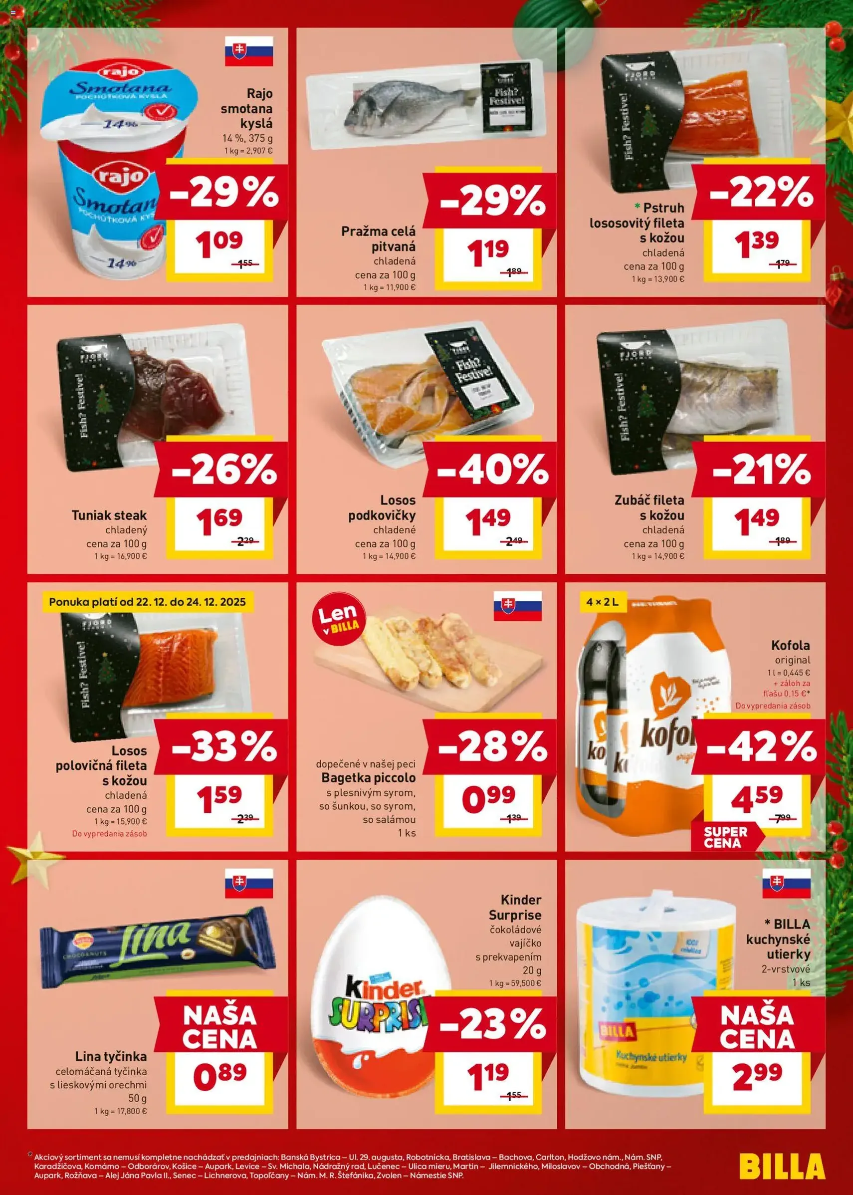 Billa leták - platný leták od 17.12.2025 strana 23 z 24