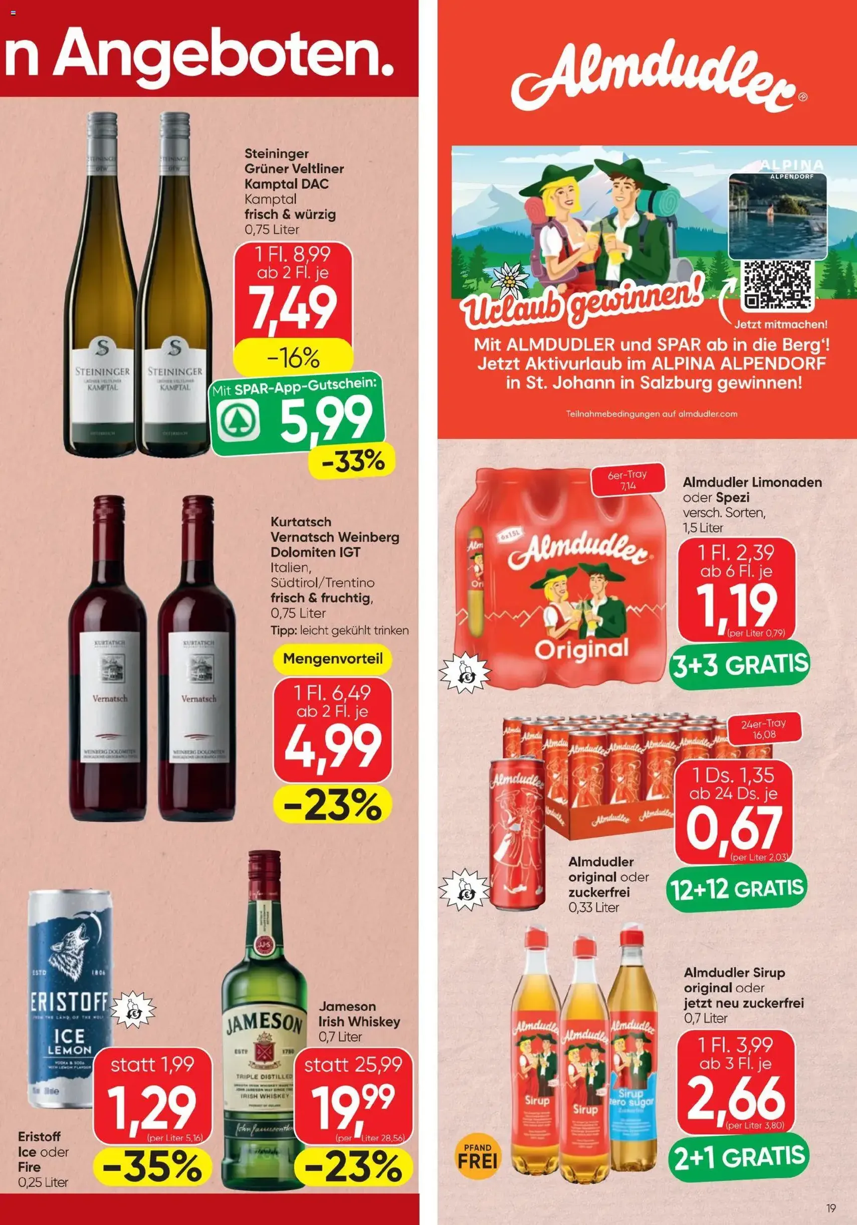 Spar - Flugblatt - Gültiger Prospekt ab 21.05.2026, Seite 19 von insgesamt 24