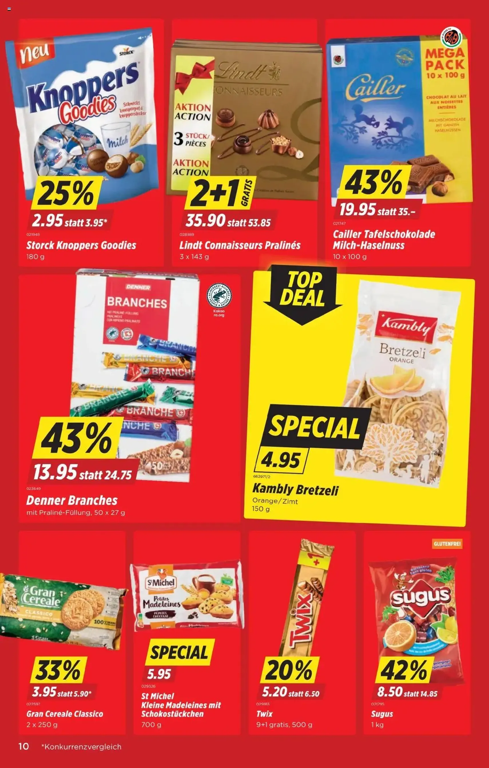 Denner Aktionen - Gültiger Prospekt ab 26.08.2025, Seite 10 von insgesamt 24 Denner Aktionen - Gültiger Prospekt ab 26.08.2025, Seite 10 von insgesamt 24