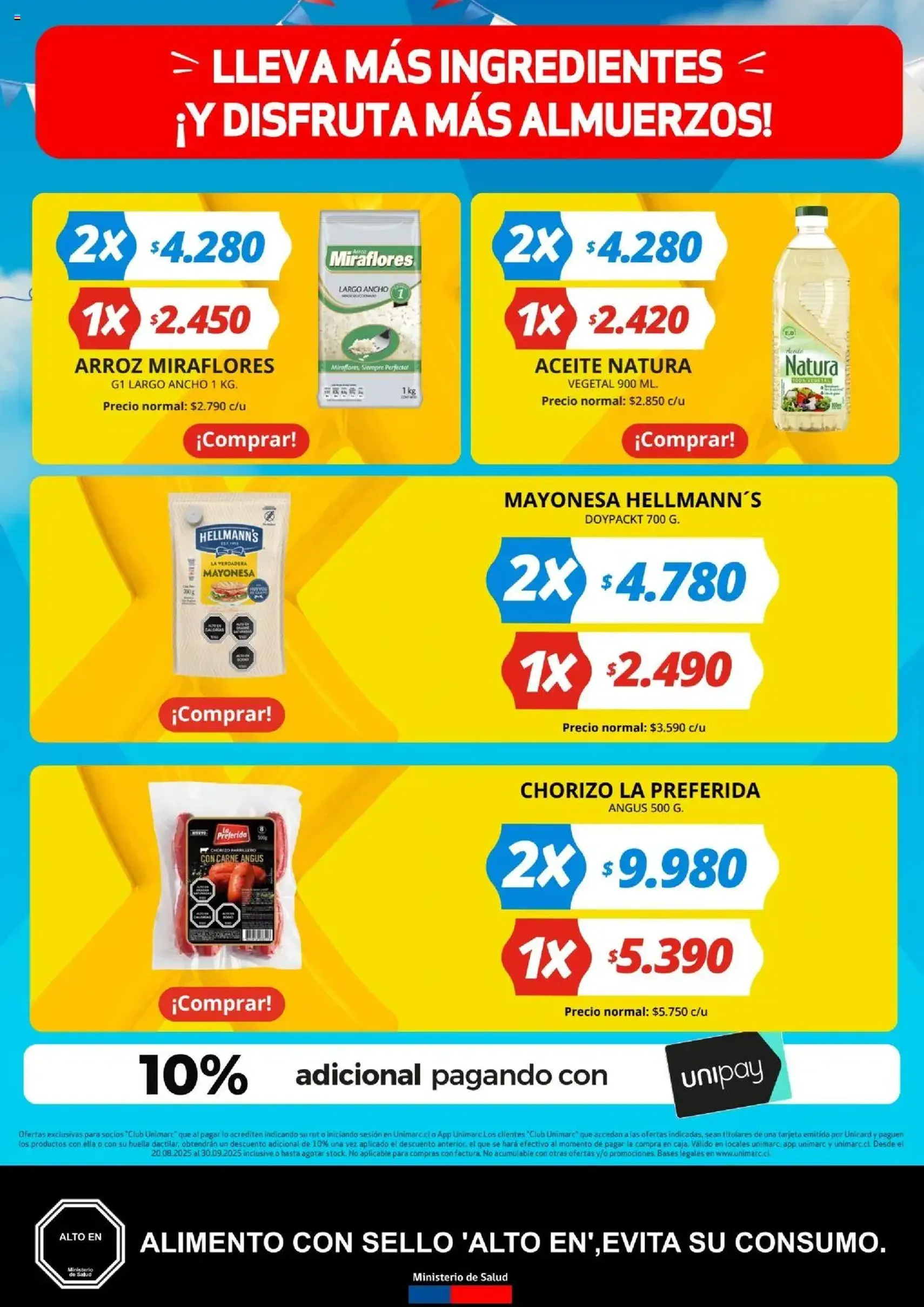 Unimarc Ofertas - folleto válido desde 19.08.2025 página 4 de 11