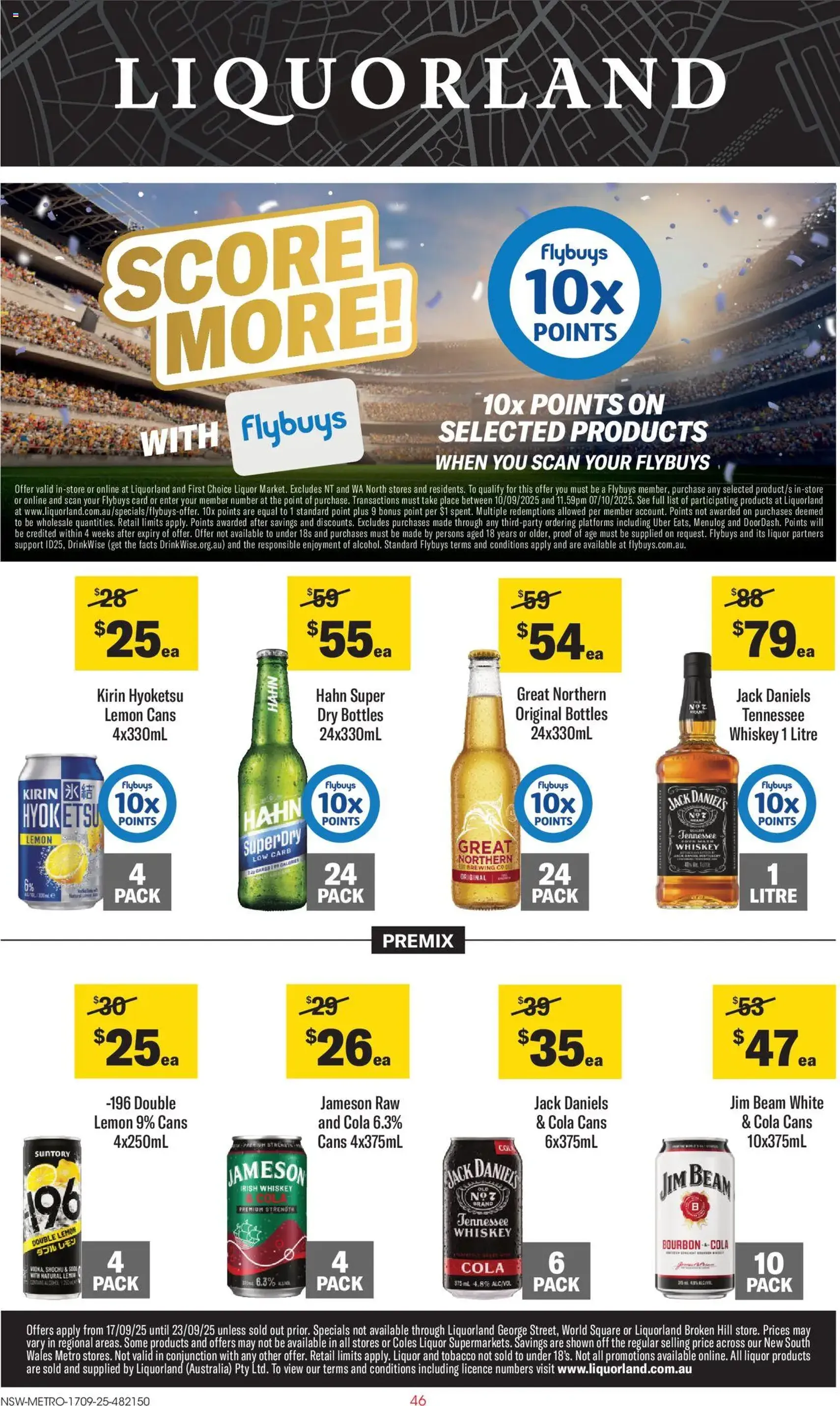 Liquorland Catalogue NSW - valid flyer from 17/09/2025, page 1 of 2